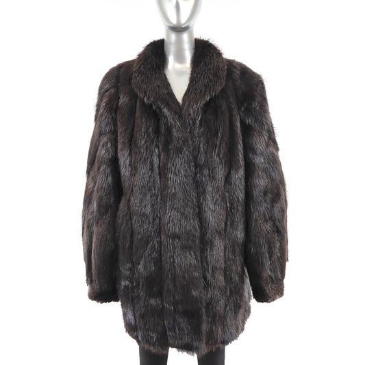 Beaver 3/4 Coat- Size XL