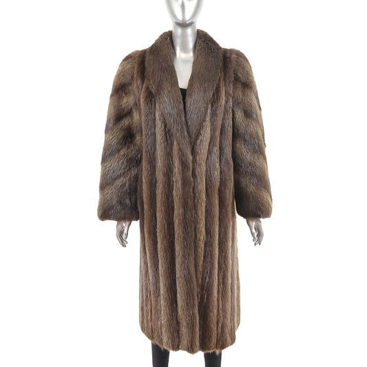 Beaver Coat- Size M