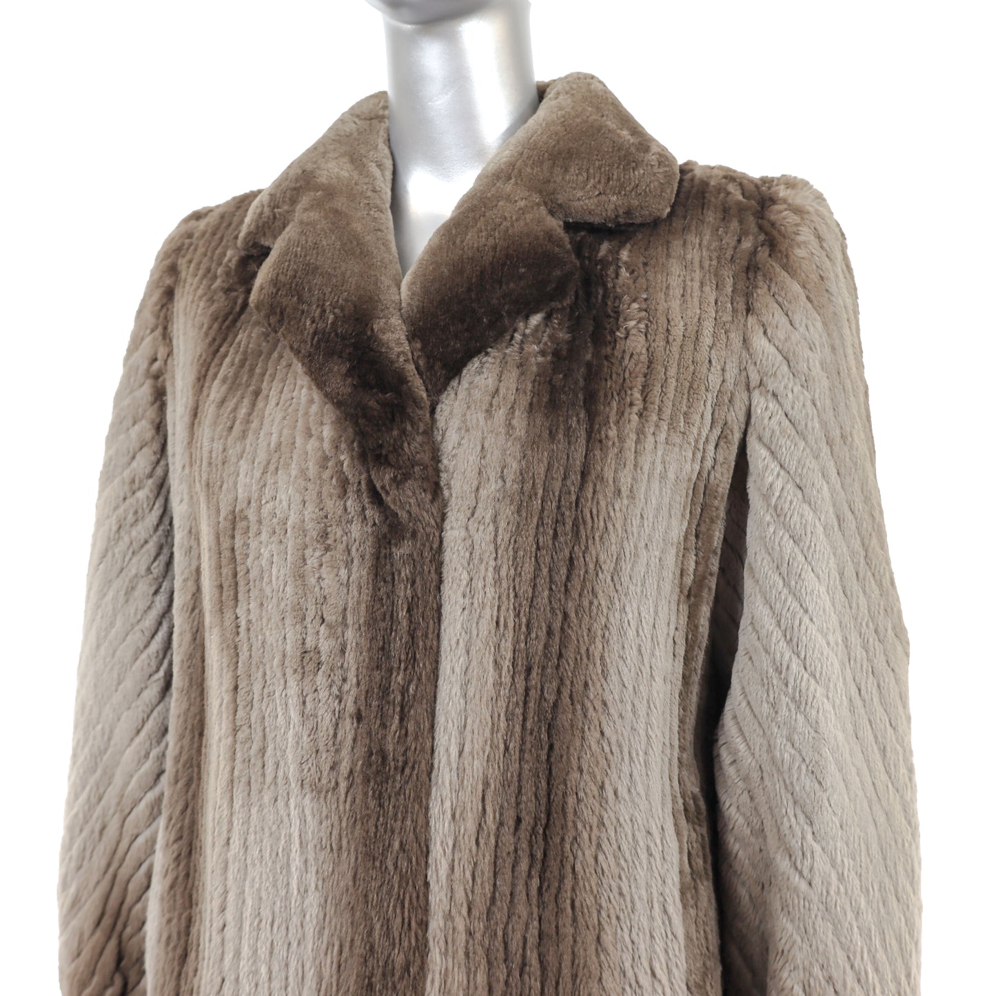 Sheared Beaver Coat- Size S