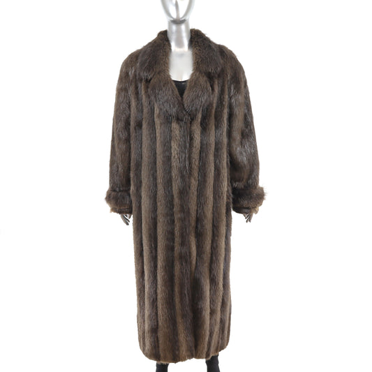 Beaver Coat- Size L