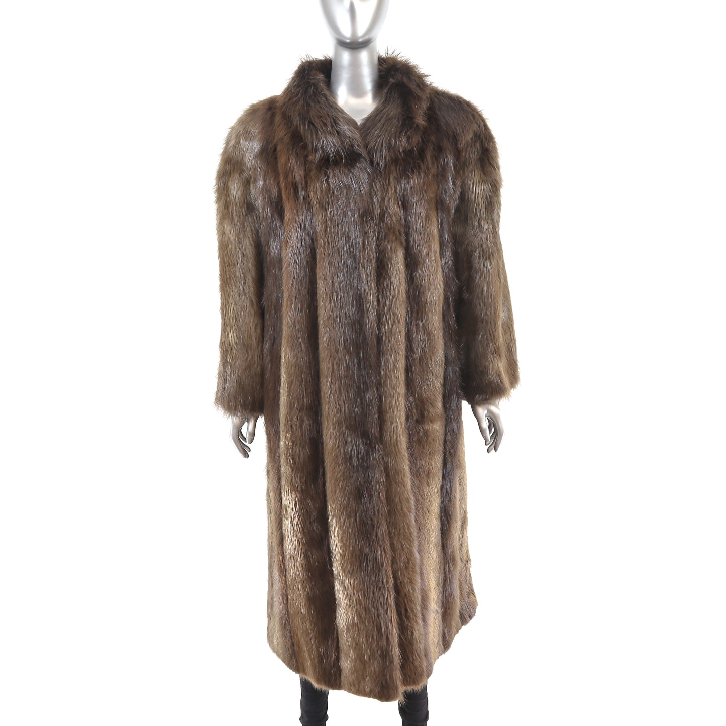 Rosendorf/ Evans Full Length Beaver Coat- Size XXL