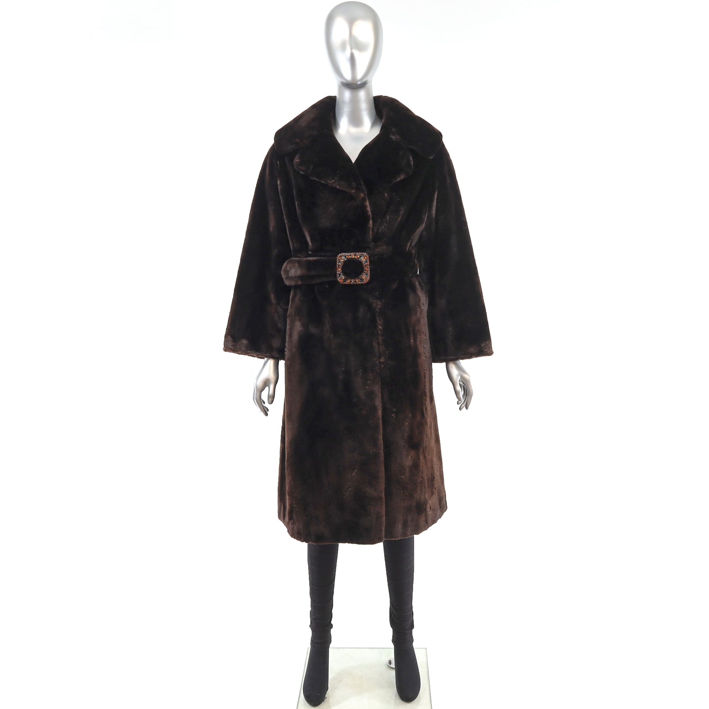 Sheared Beaver Coat- Size M