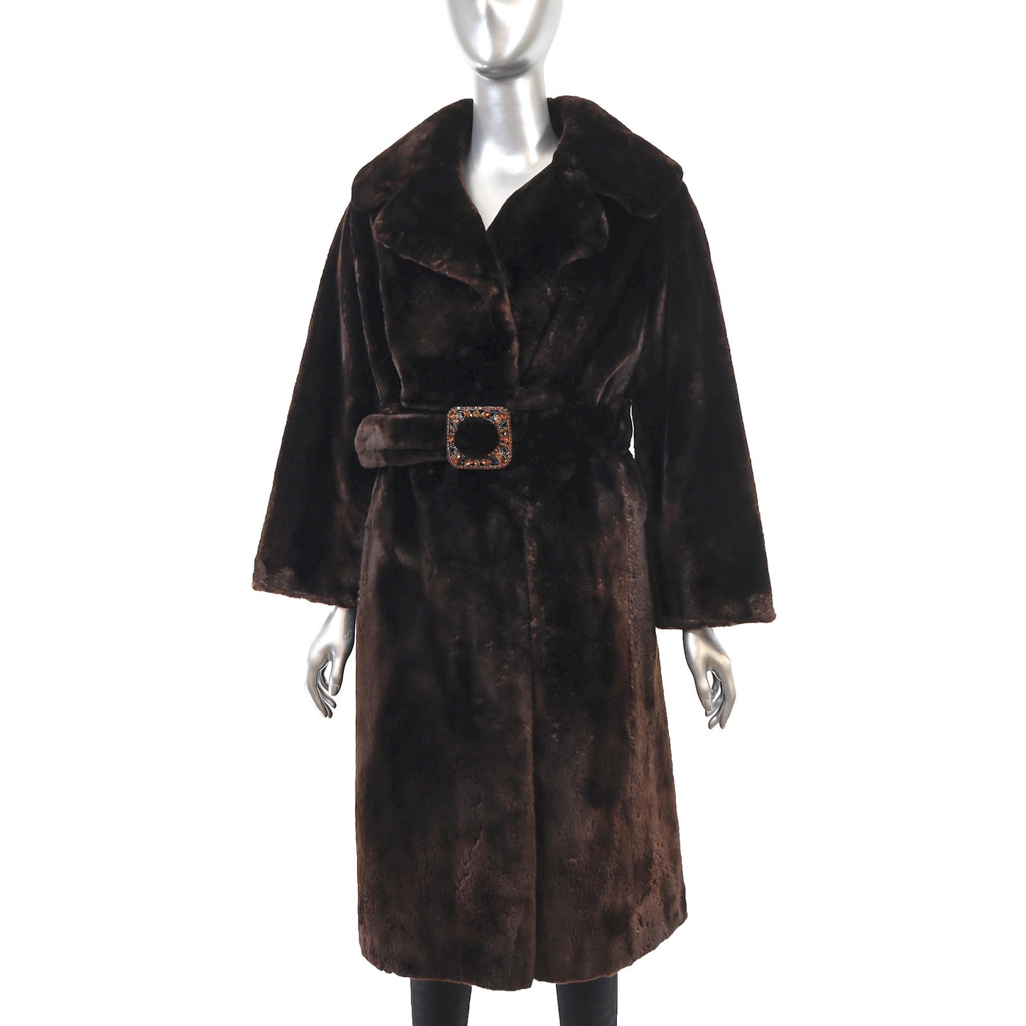 Sheared Beaver Coat- Size M