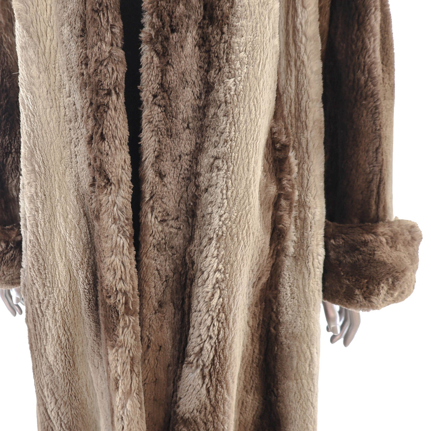 Sheared Beaver Coat- Size XL