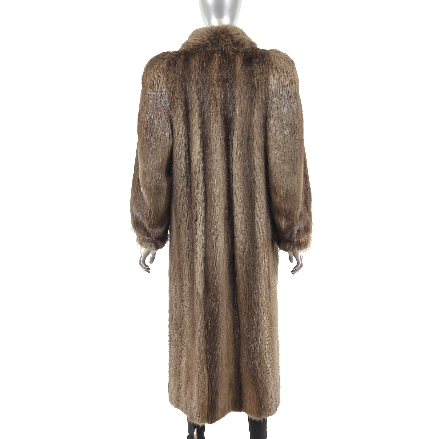 Long Hair Beaver Coat- Size M