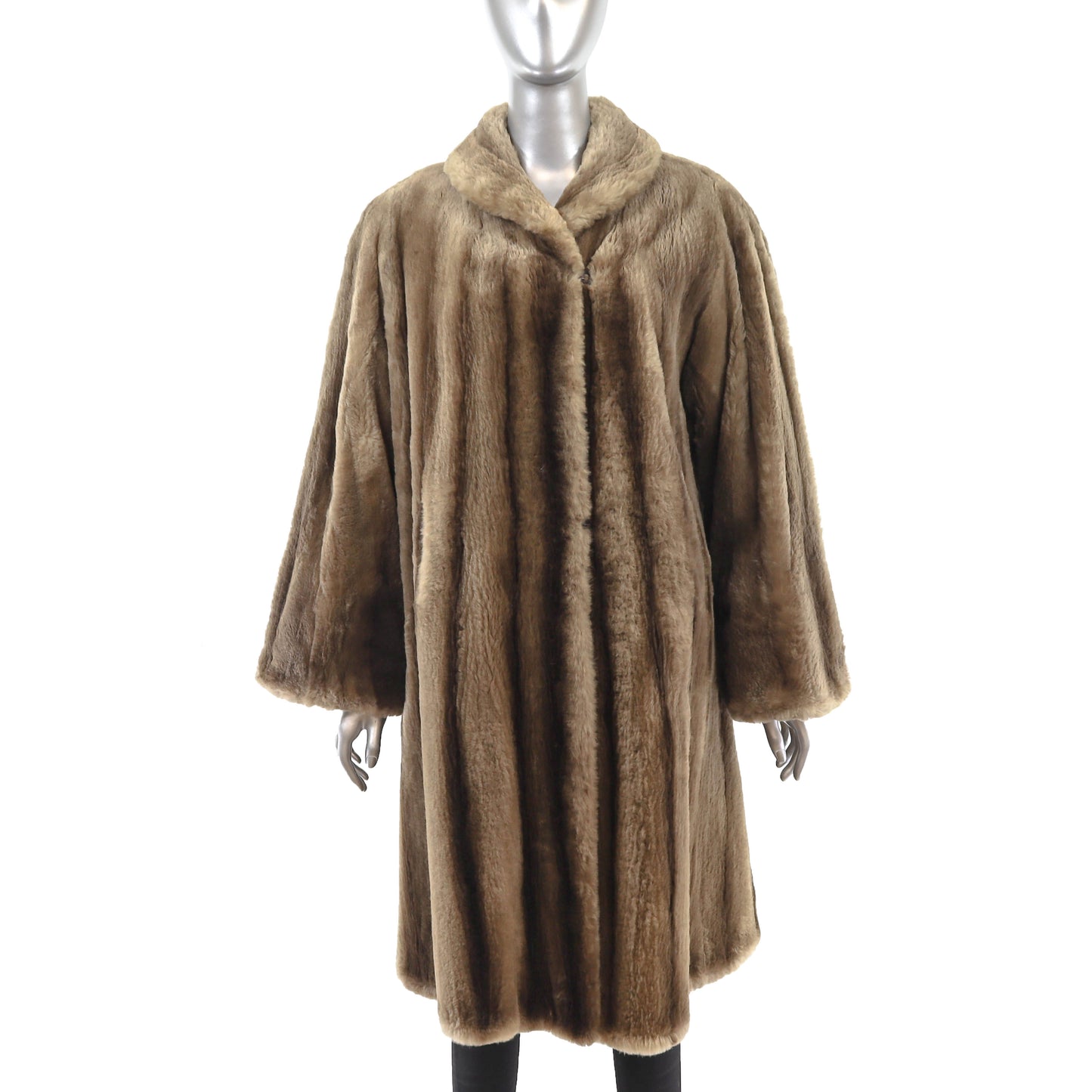 Sheared Beaver Coat- Size XXL