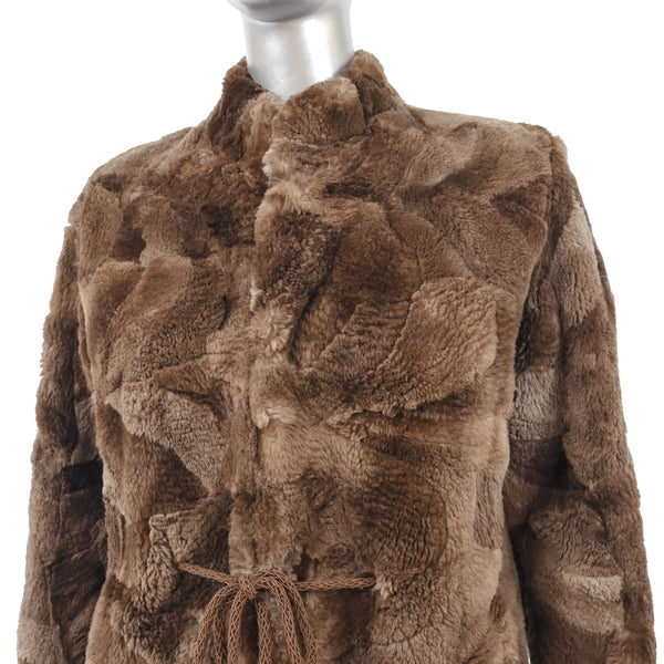 Sheared Section Beaver Jacket- Size S