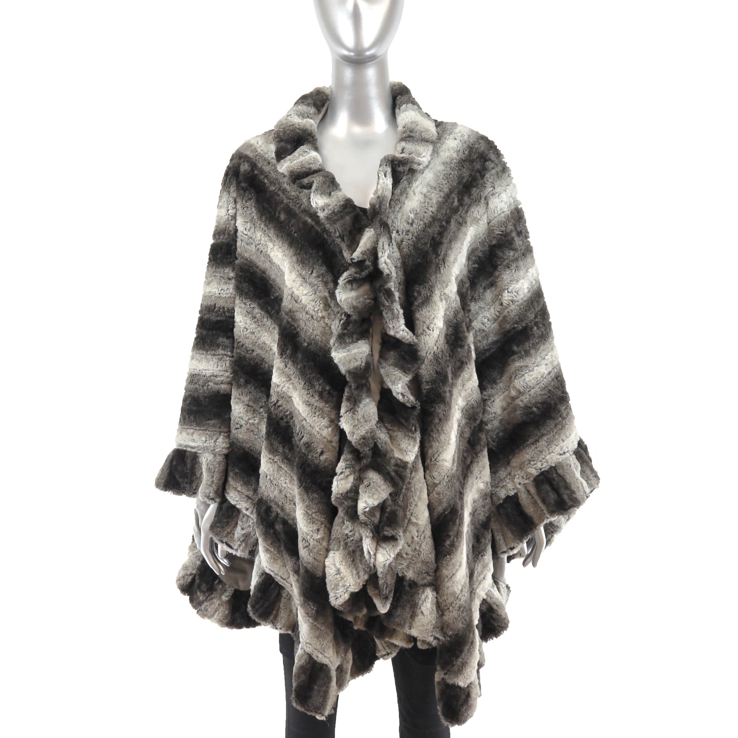 Faux Fur Cape- Size Free