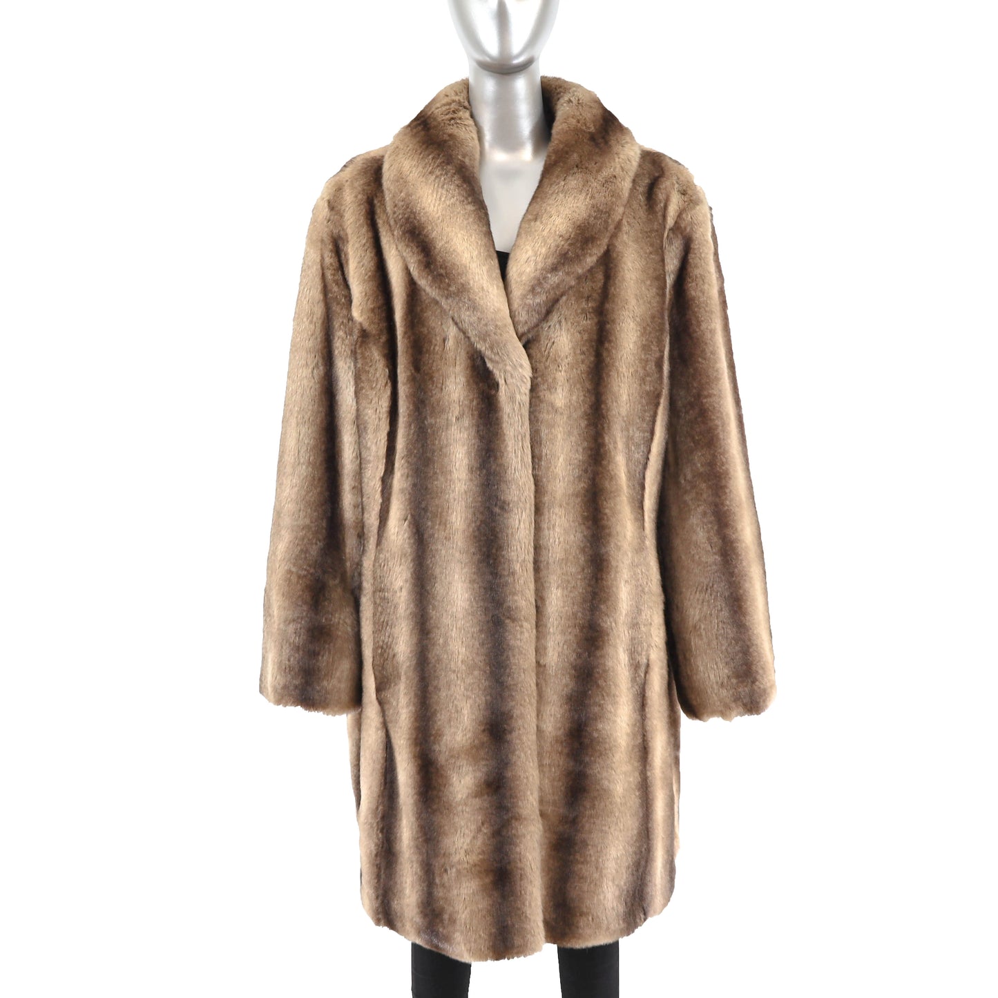 Faux Fur Coat- Size XXL