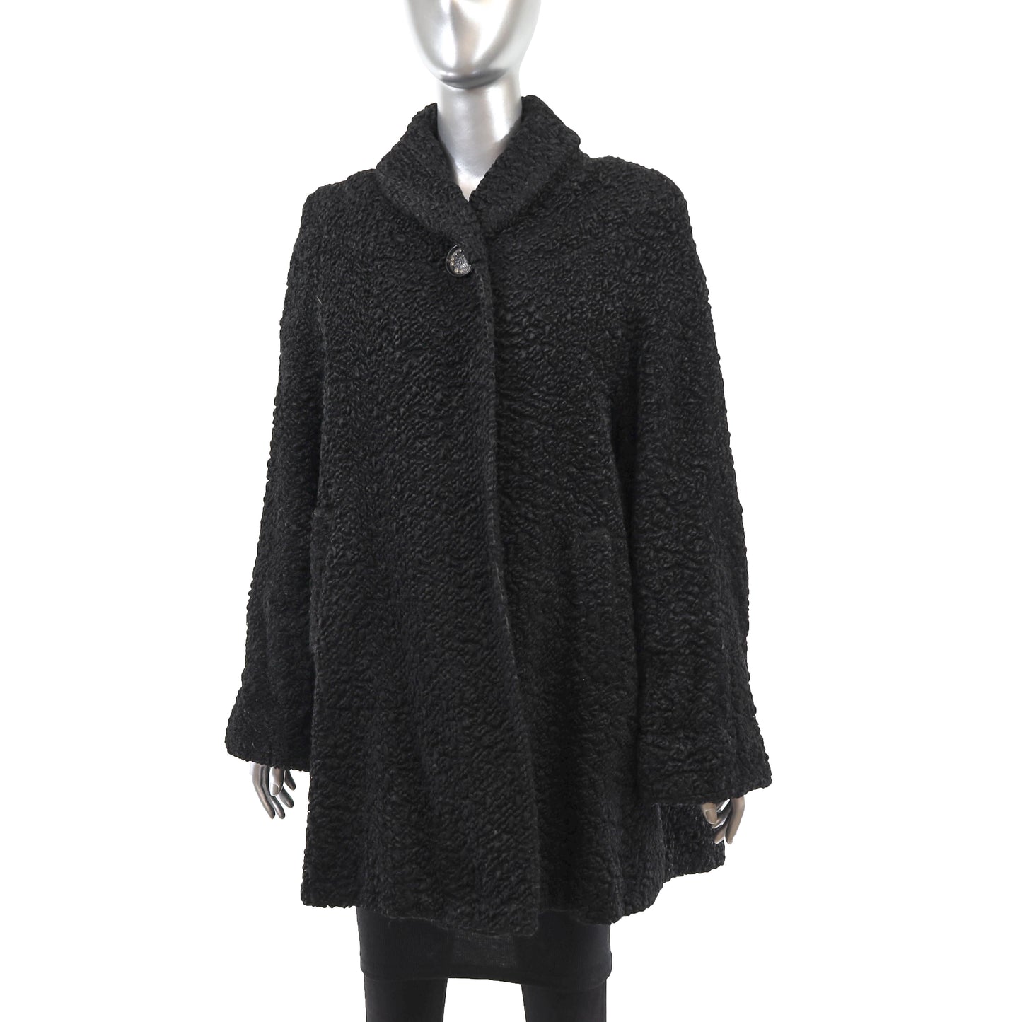 Faux Lamb Coat- Size L