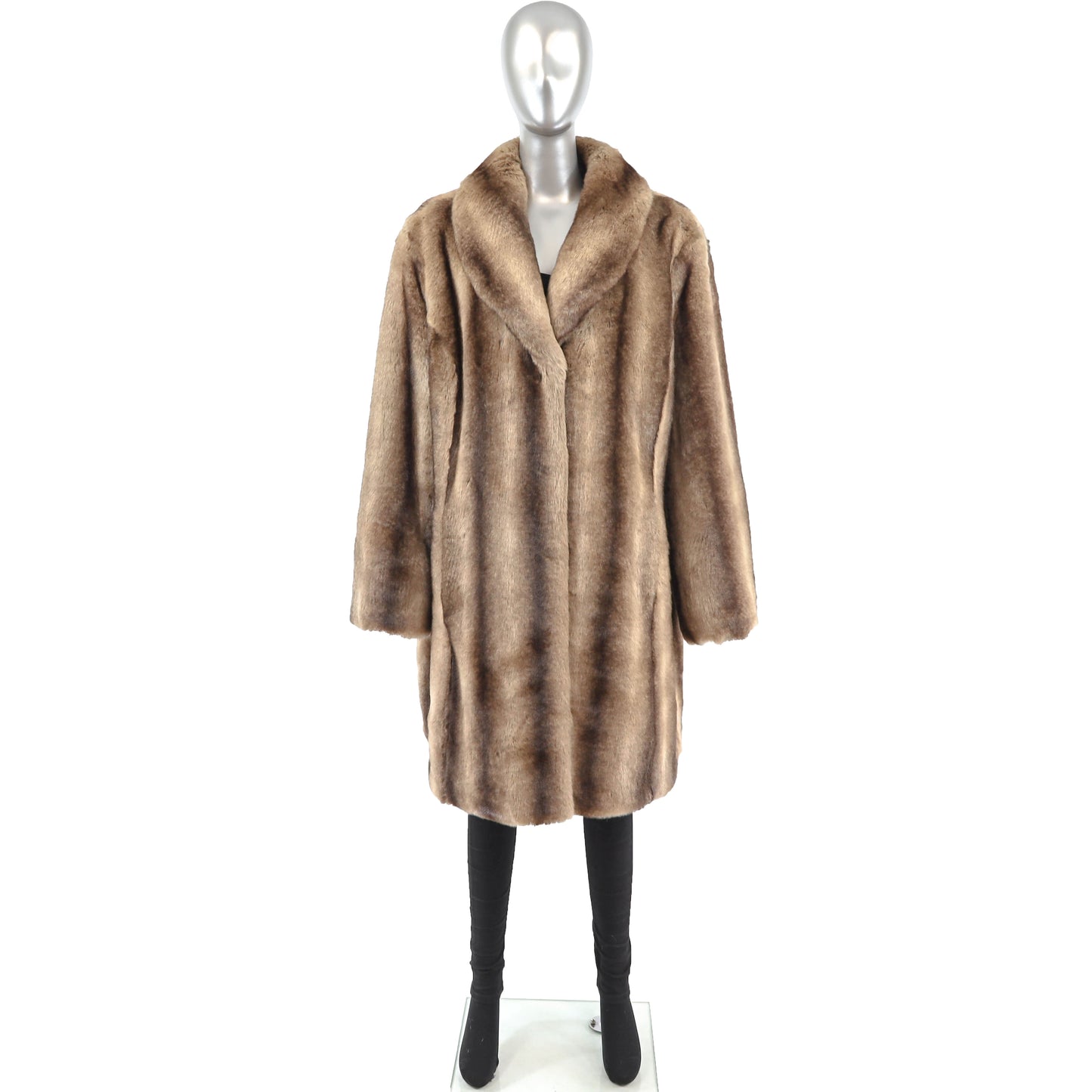 Faux Fur Coat- Size XXL
