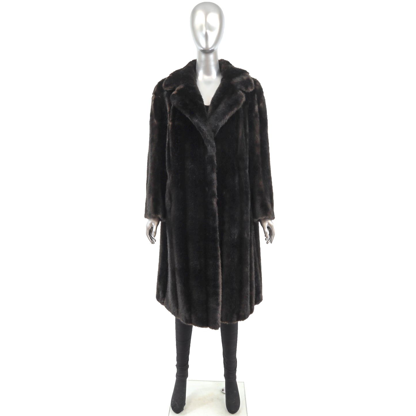 Faux Fur Coat- Size M