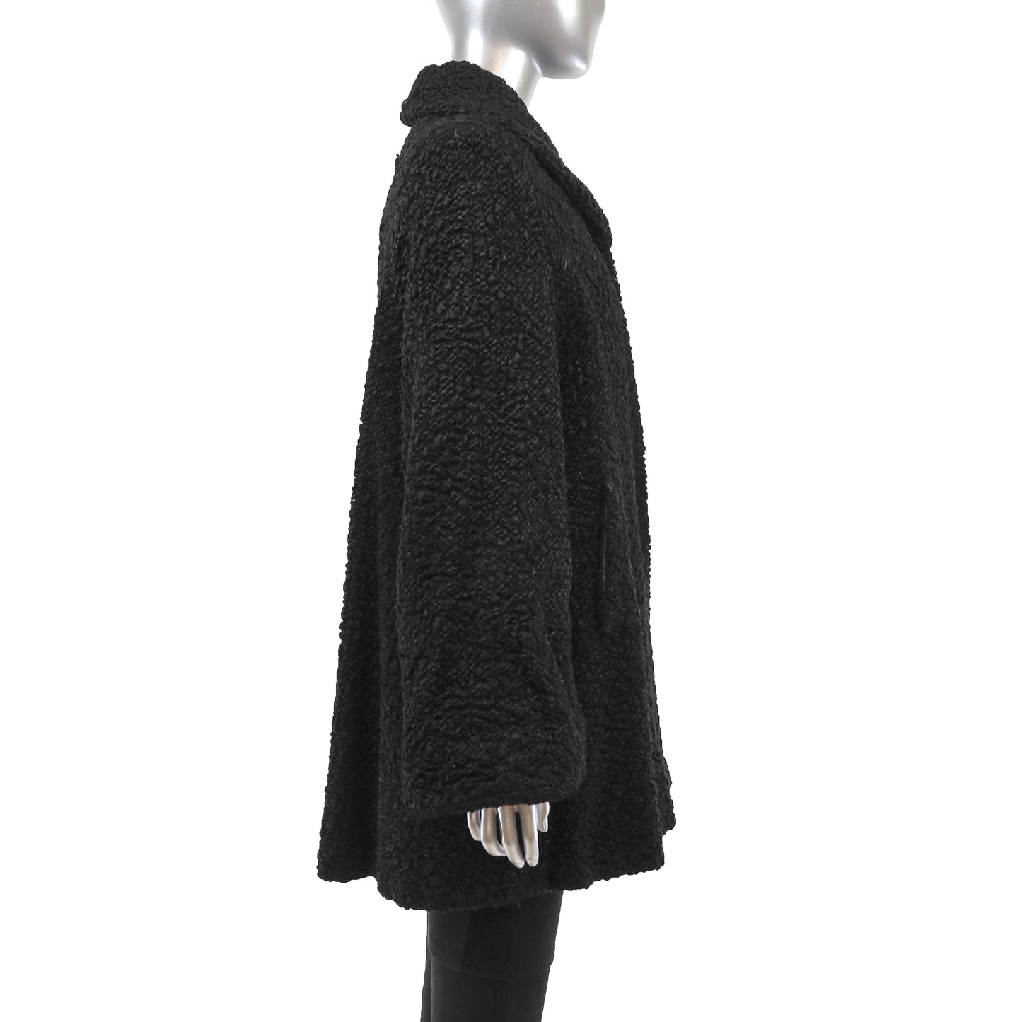 Faux Lamb Coat- Size L