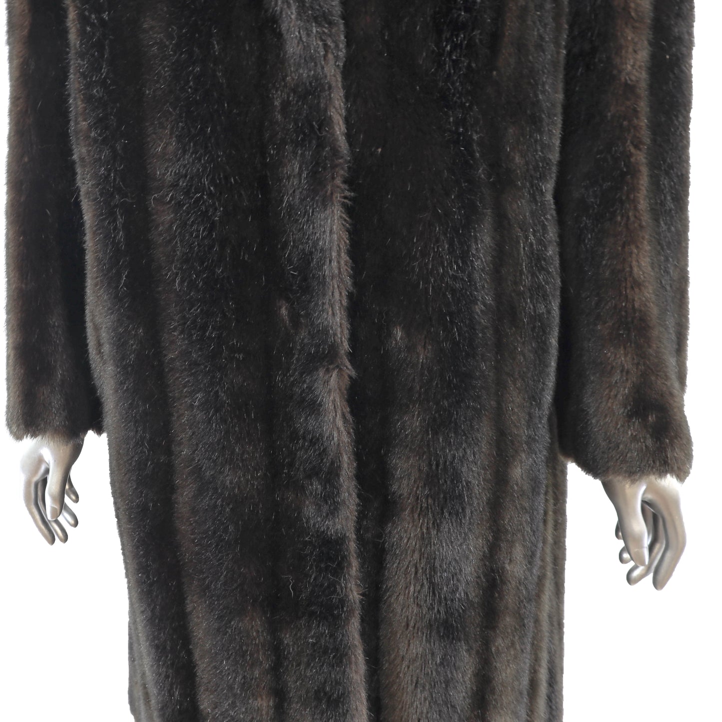 Faux Fur Coat- Size M