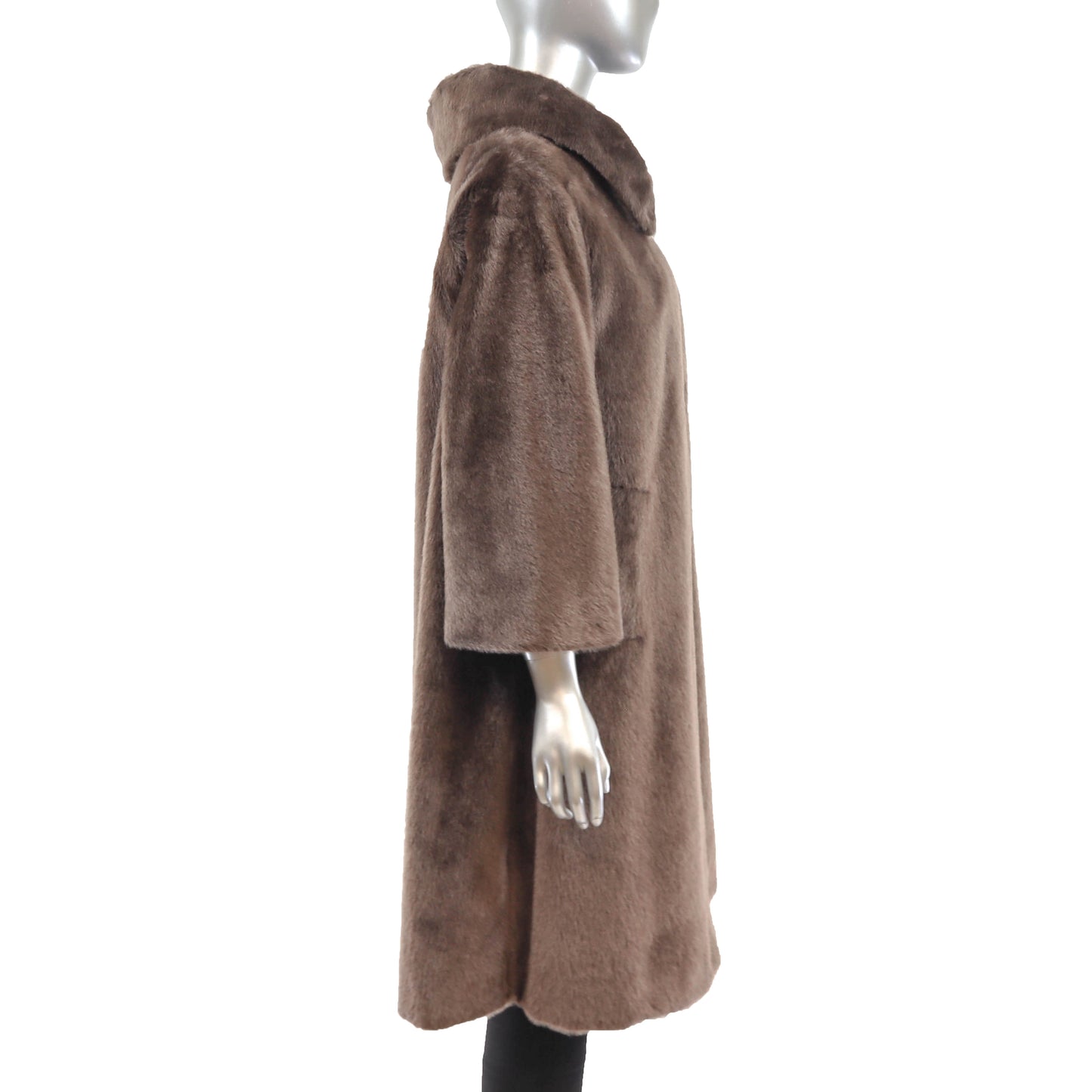 Faux Fur Coat- Size XL