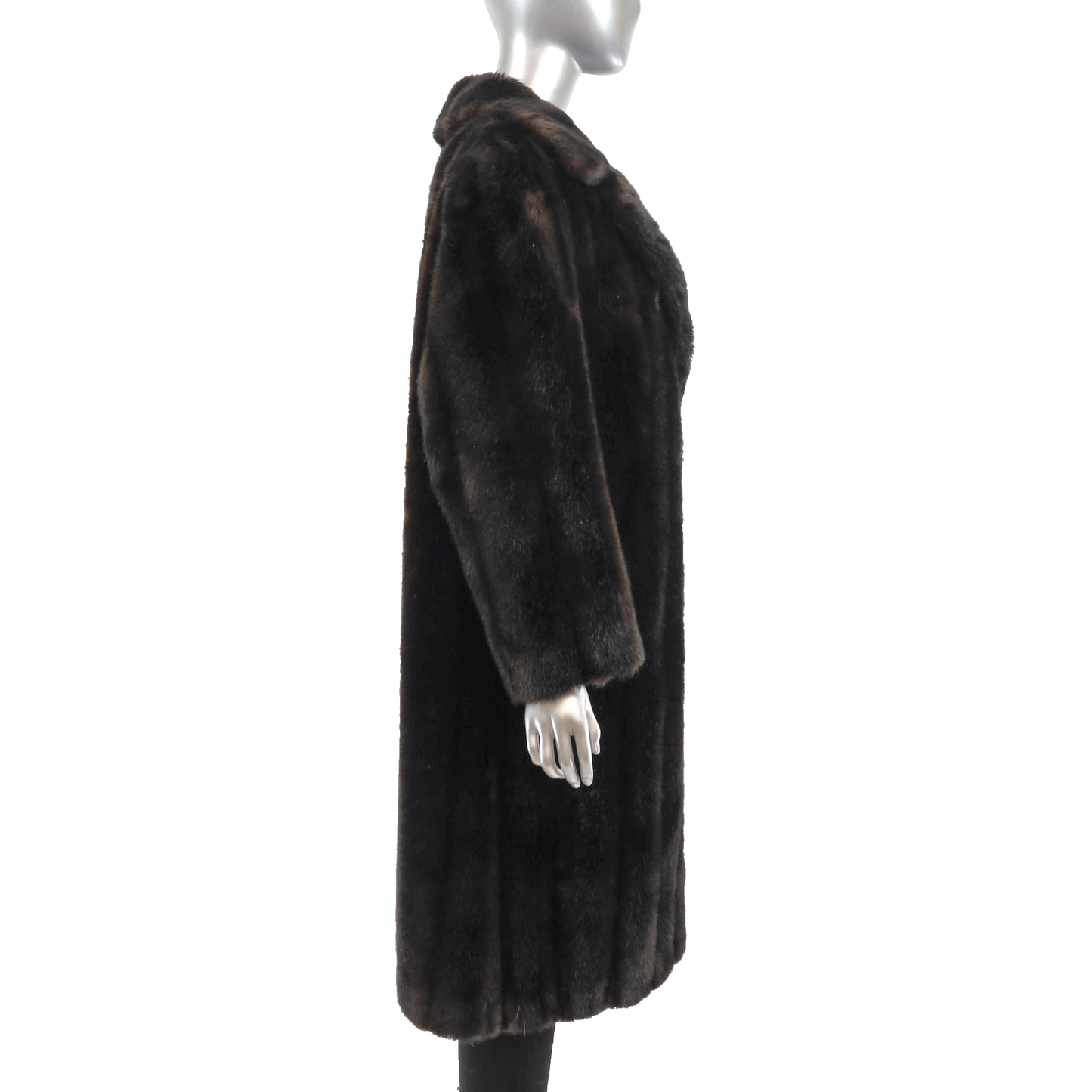 Faux Fur Coat- Size M