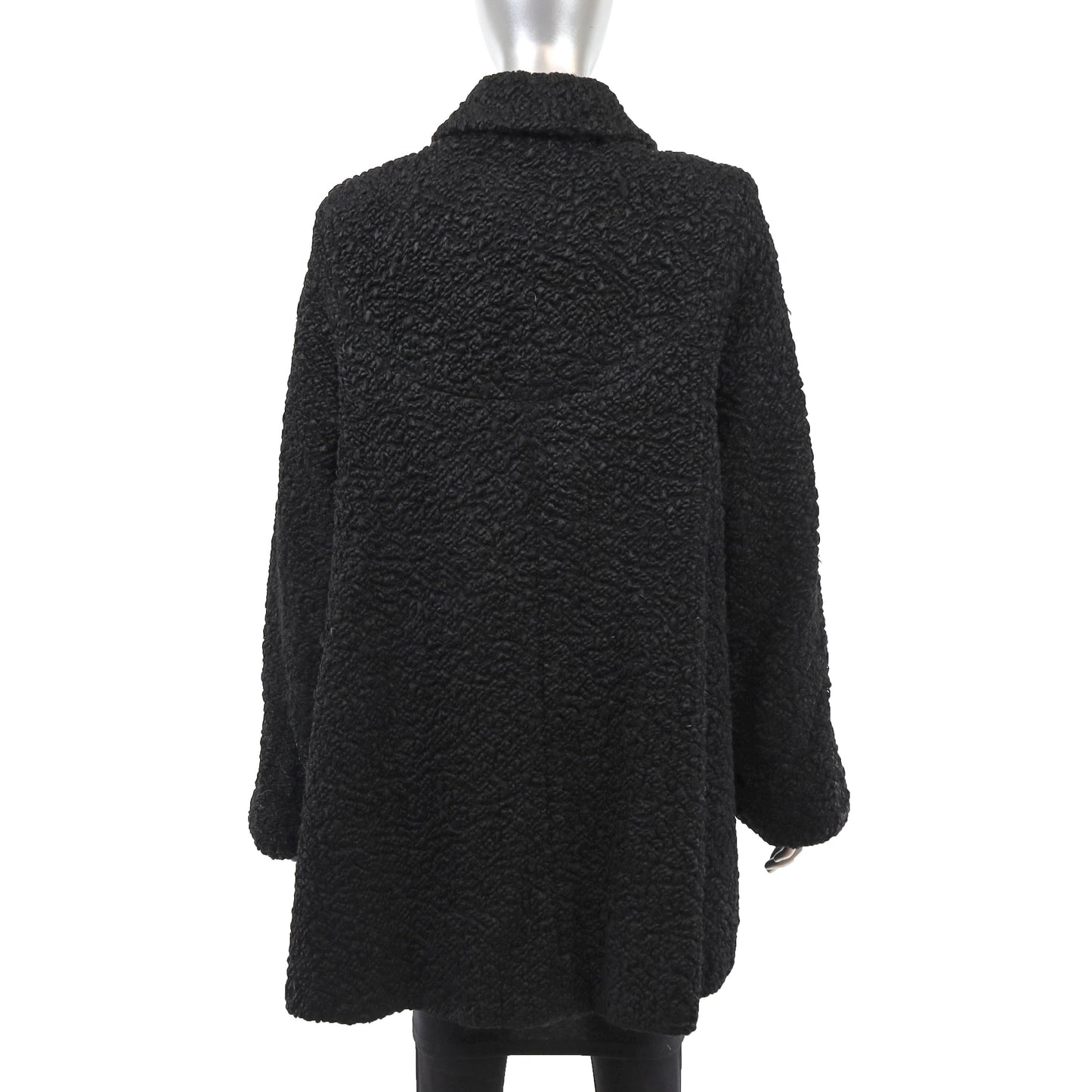 Faux Lamb Coat- Size L