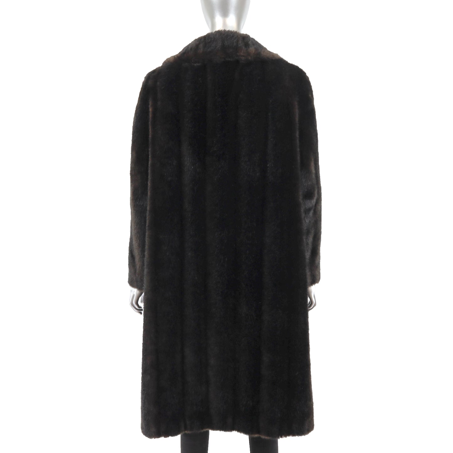 Faux Fur Coat- Size M