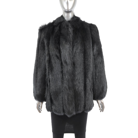 Faux Fur Jacket- Size M