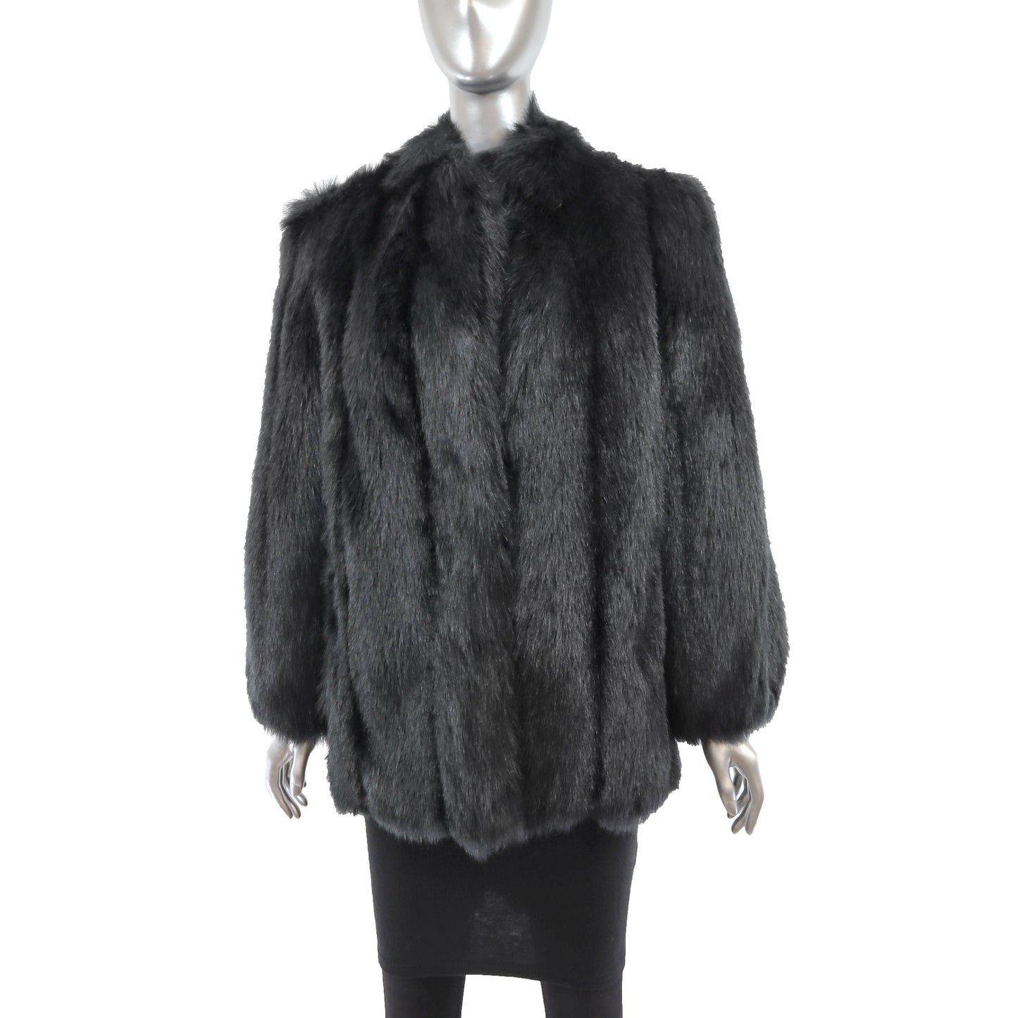 Faux Fur Jacket- Size M