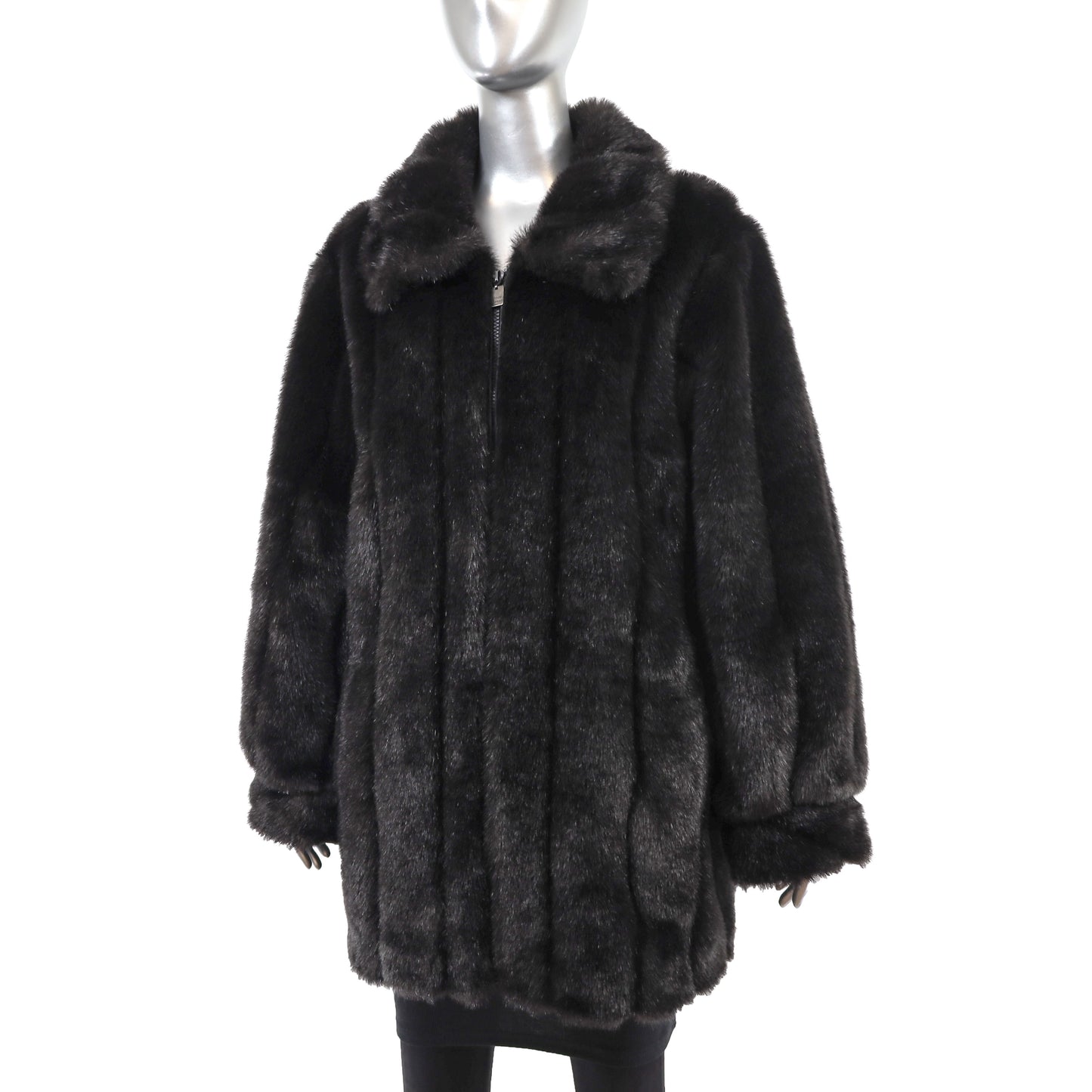 Dennis Basso Faux Fur Jacket- Size XL-XXL