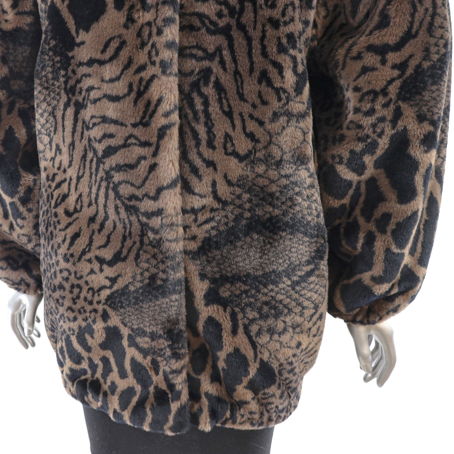 Faux Fur Jacket- Size M