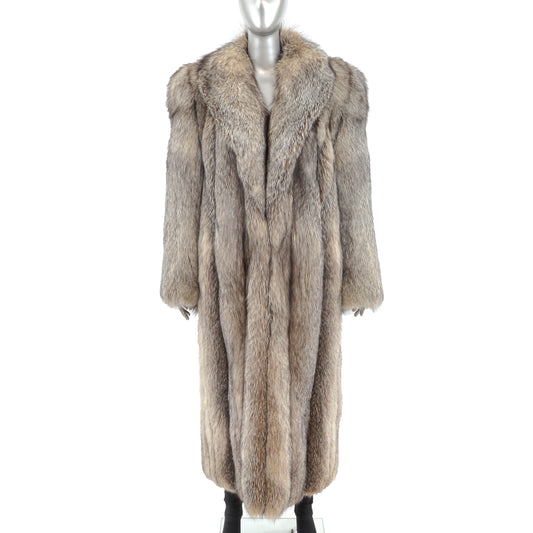 Crystal Fox Coat- Size XL