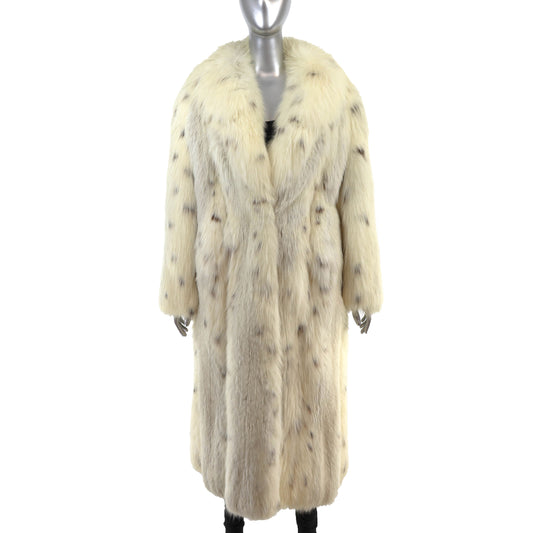 Spotted Fox Coat- Size XL