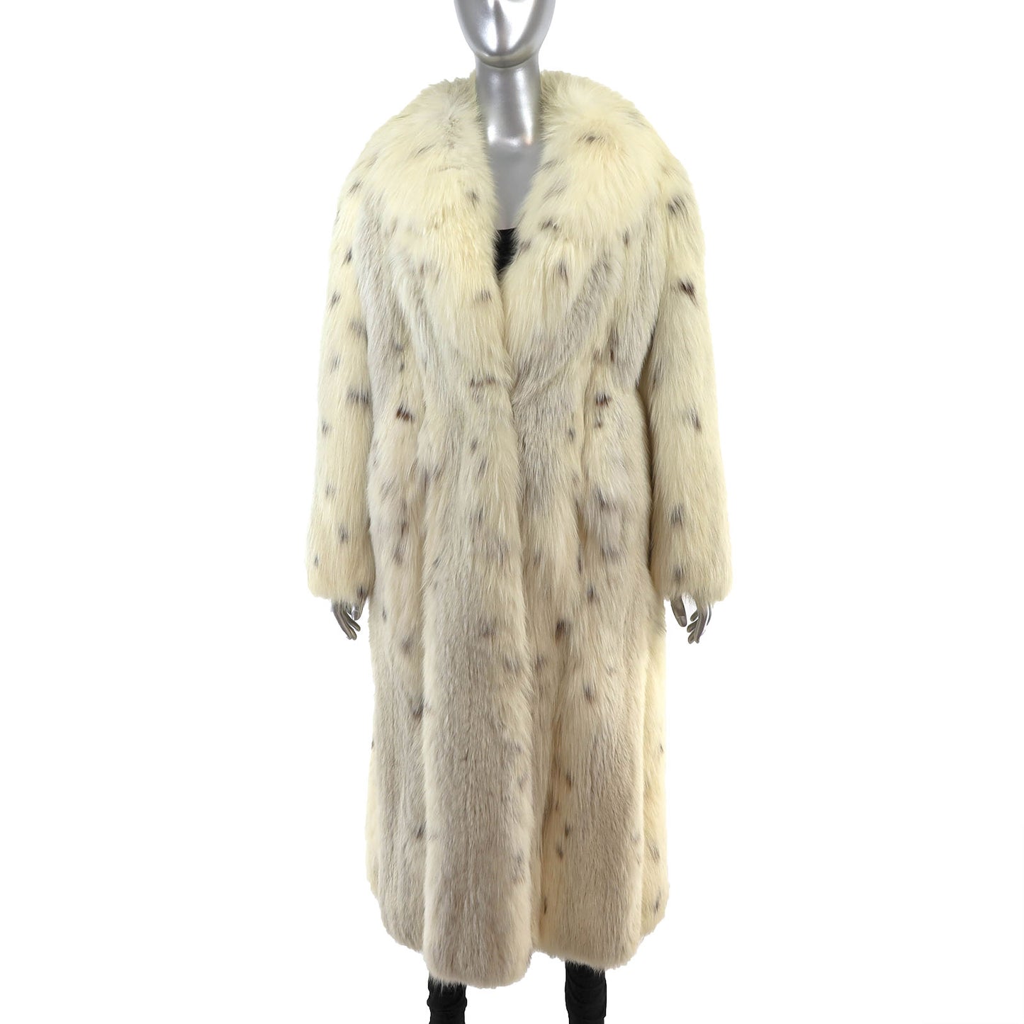 Spotted Fox Coat- Size XL