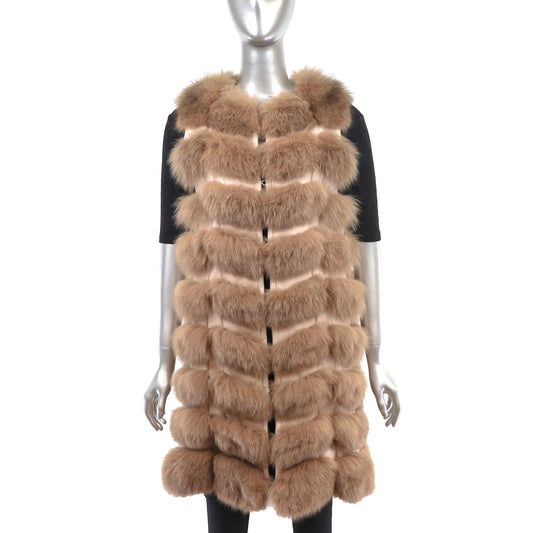 Brown Fox Vest- Size XS