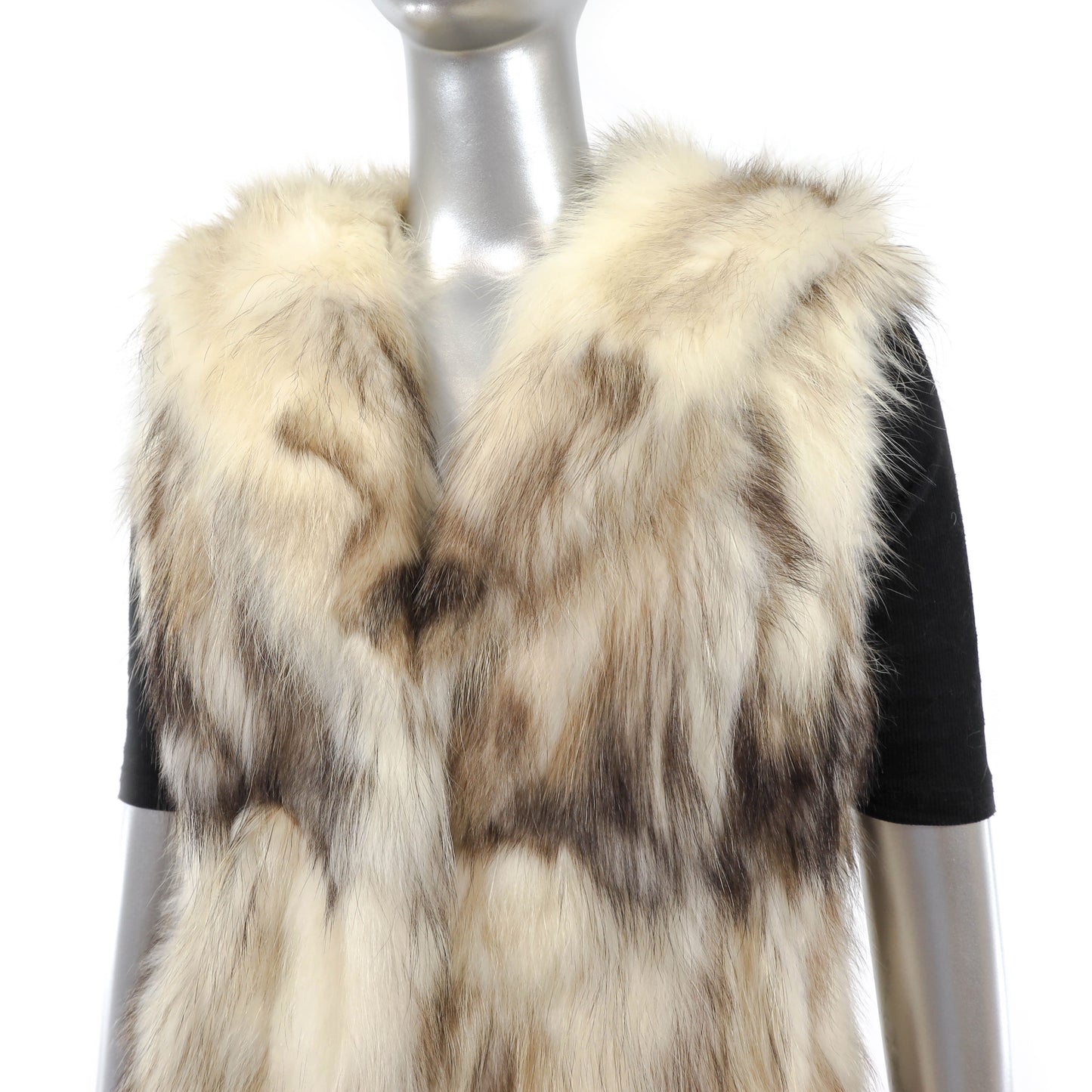 Hooded Section Fox Vest- Size S