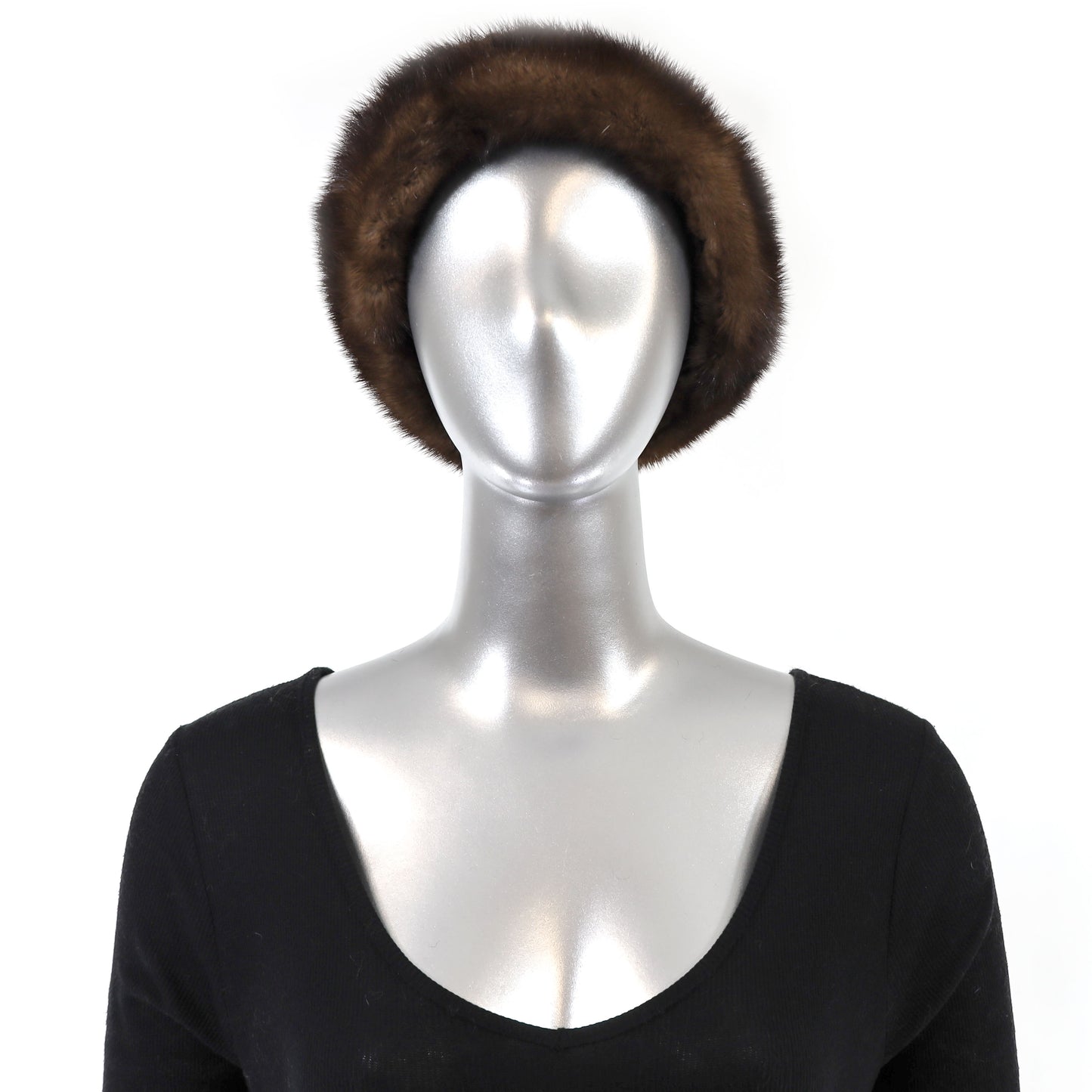 Lamb Hat with Mink Trim- Free Size