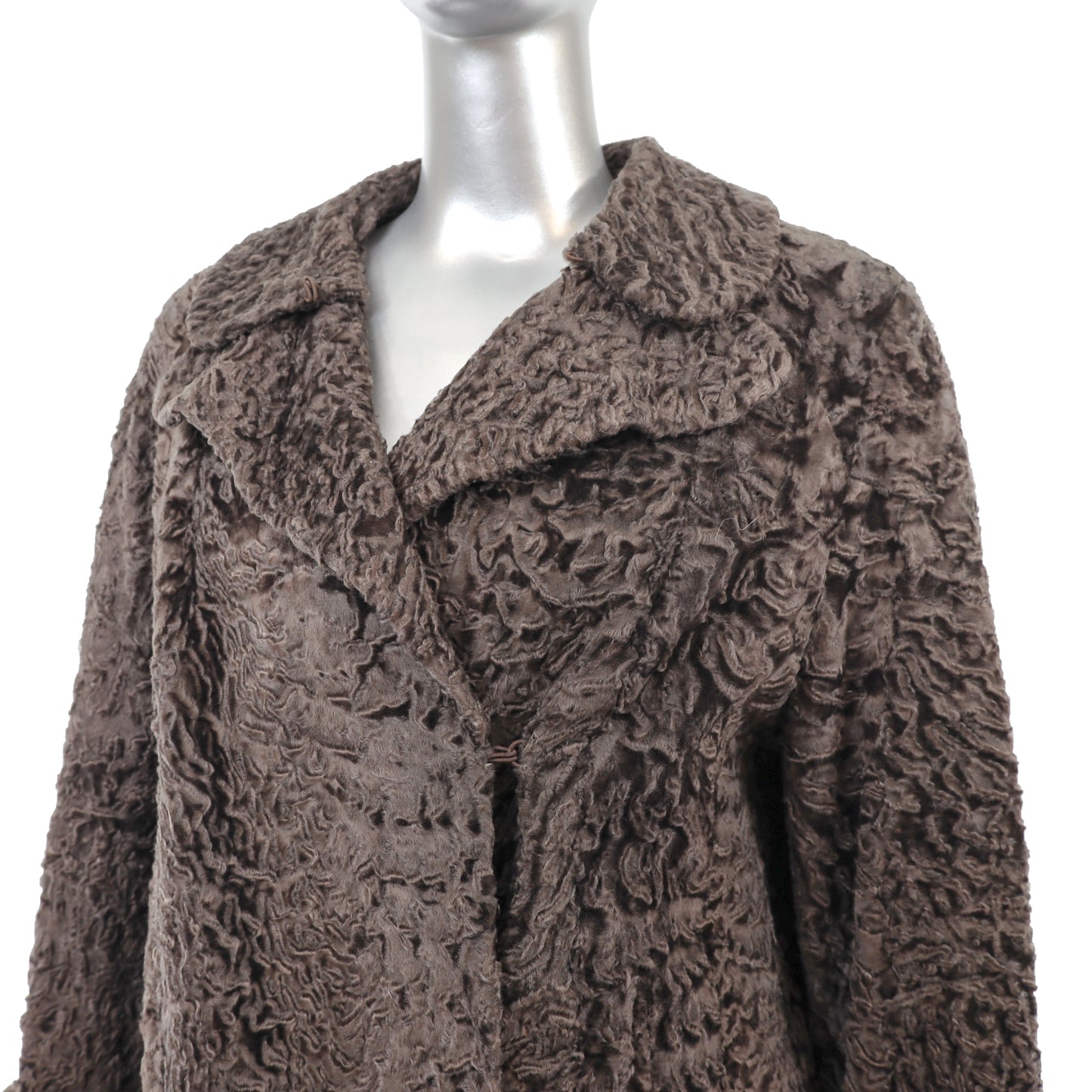 Brown Persian Lamb Jacket- Size L