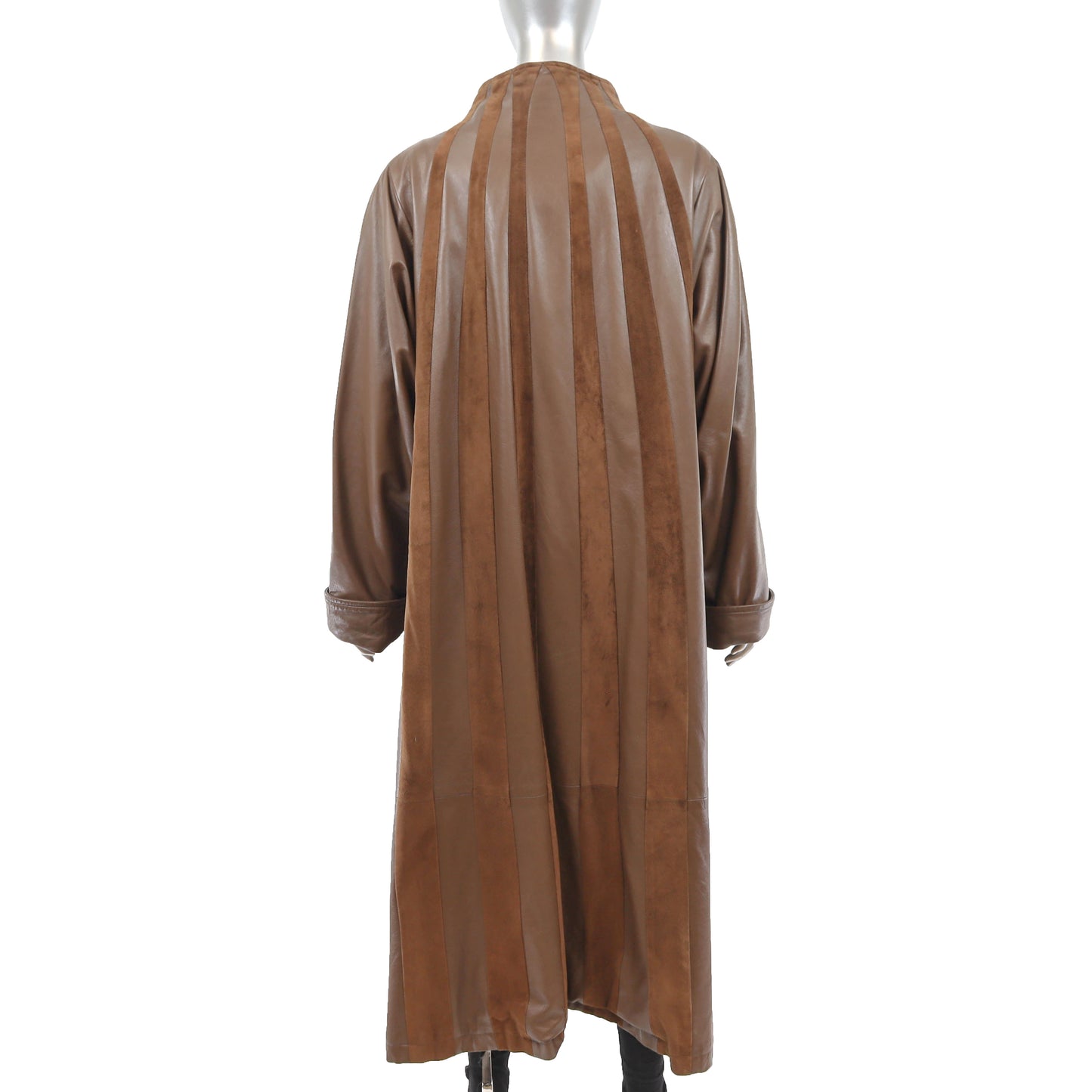 Suede and Leather Coat- Size XXXL