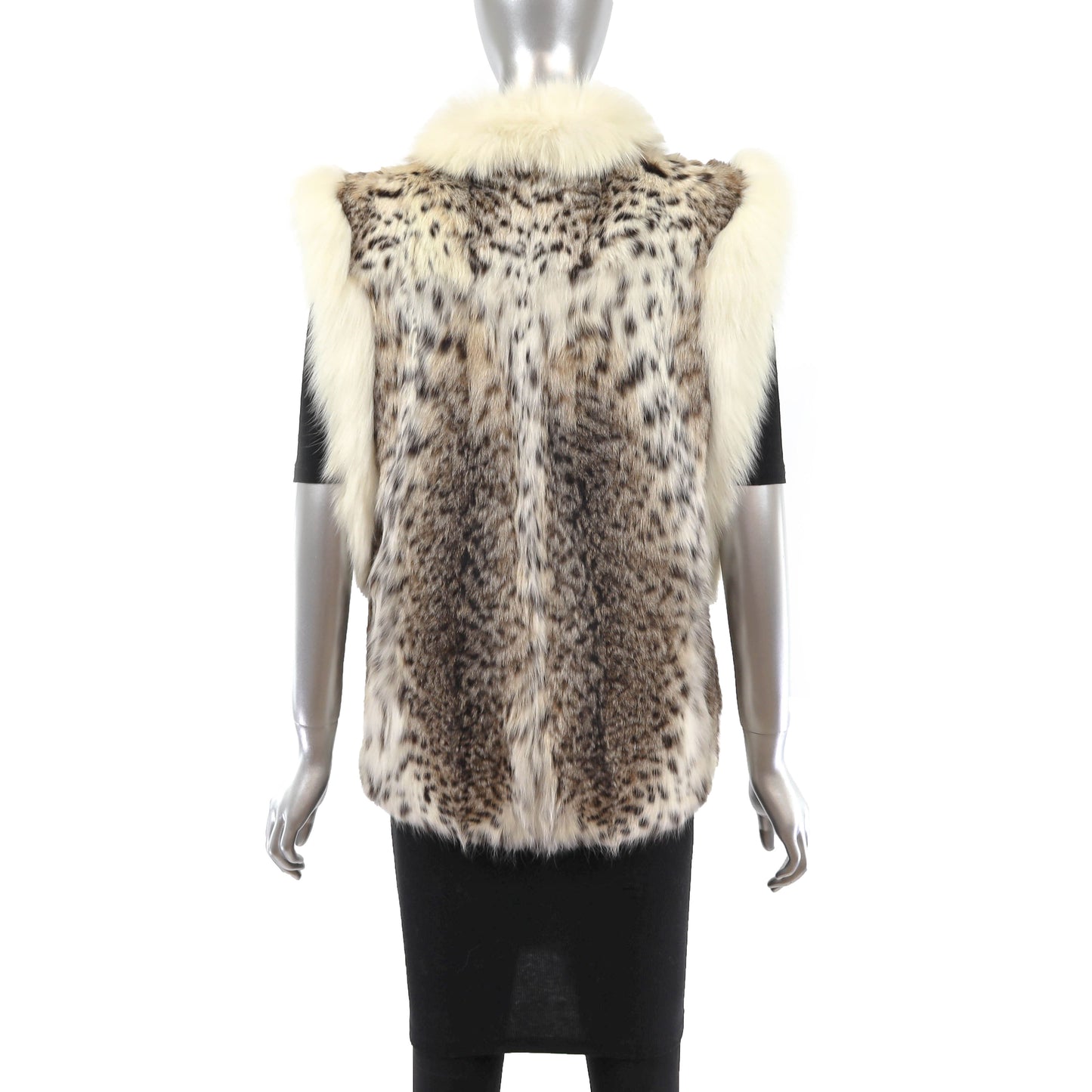 Lynx Vest with Fox Trim- Size S