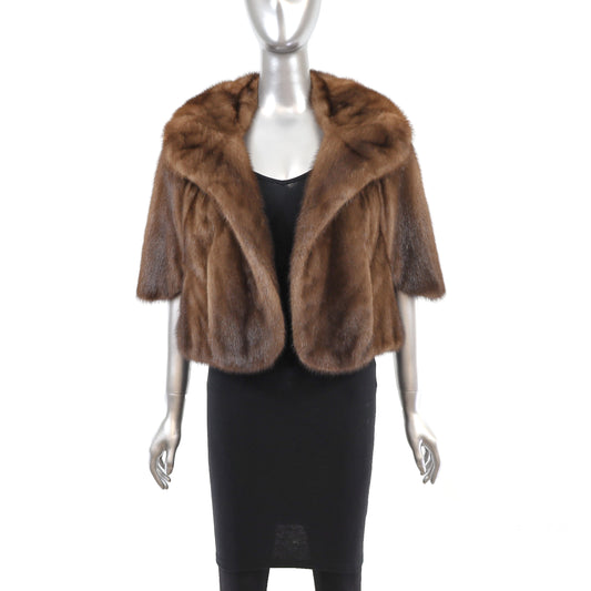 Lunaraine Mink Cape- Size Free