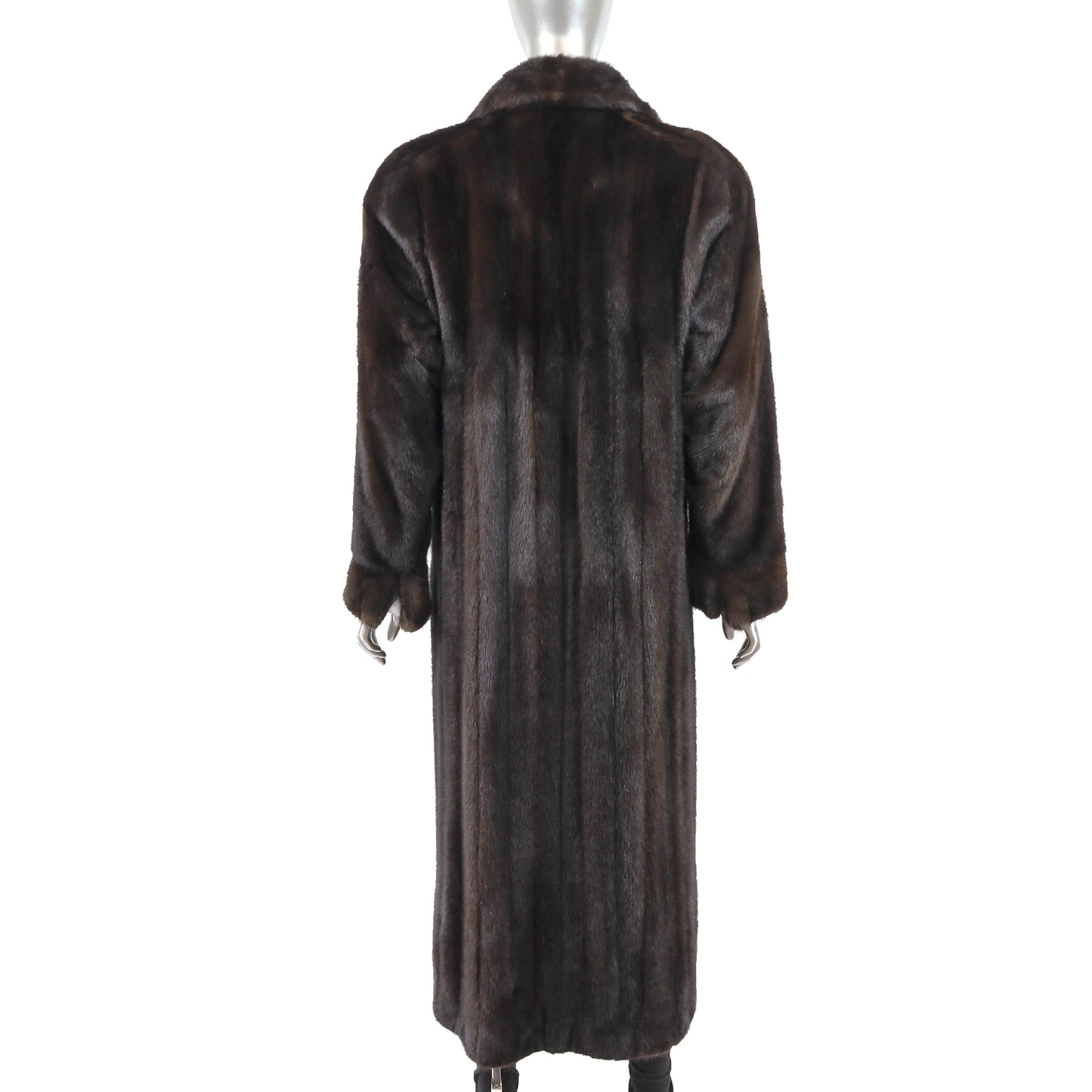 Dark Mahogany Mink Coat- Size M