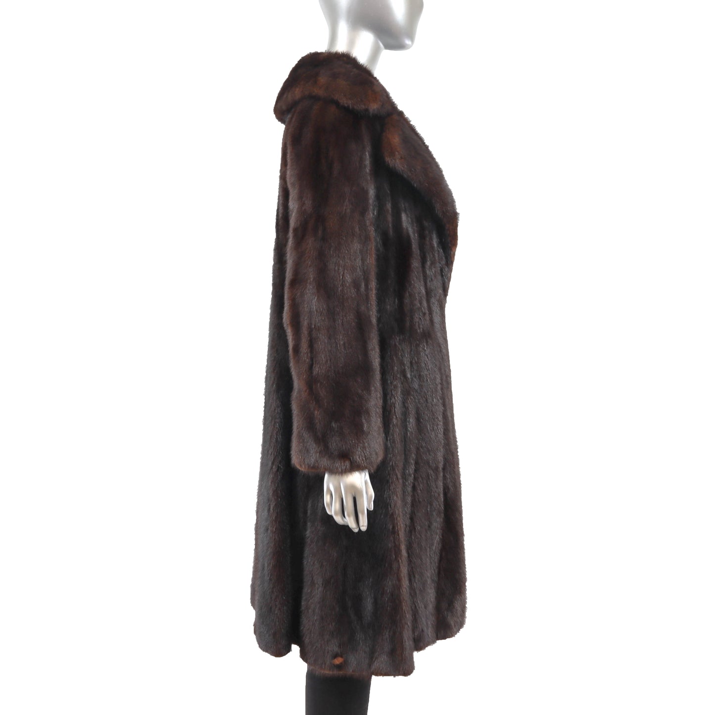 Brown Mink Coat- Size M