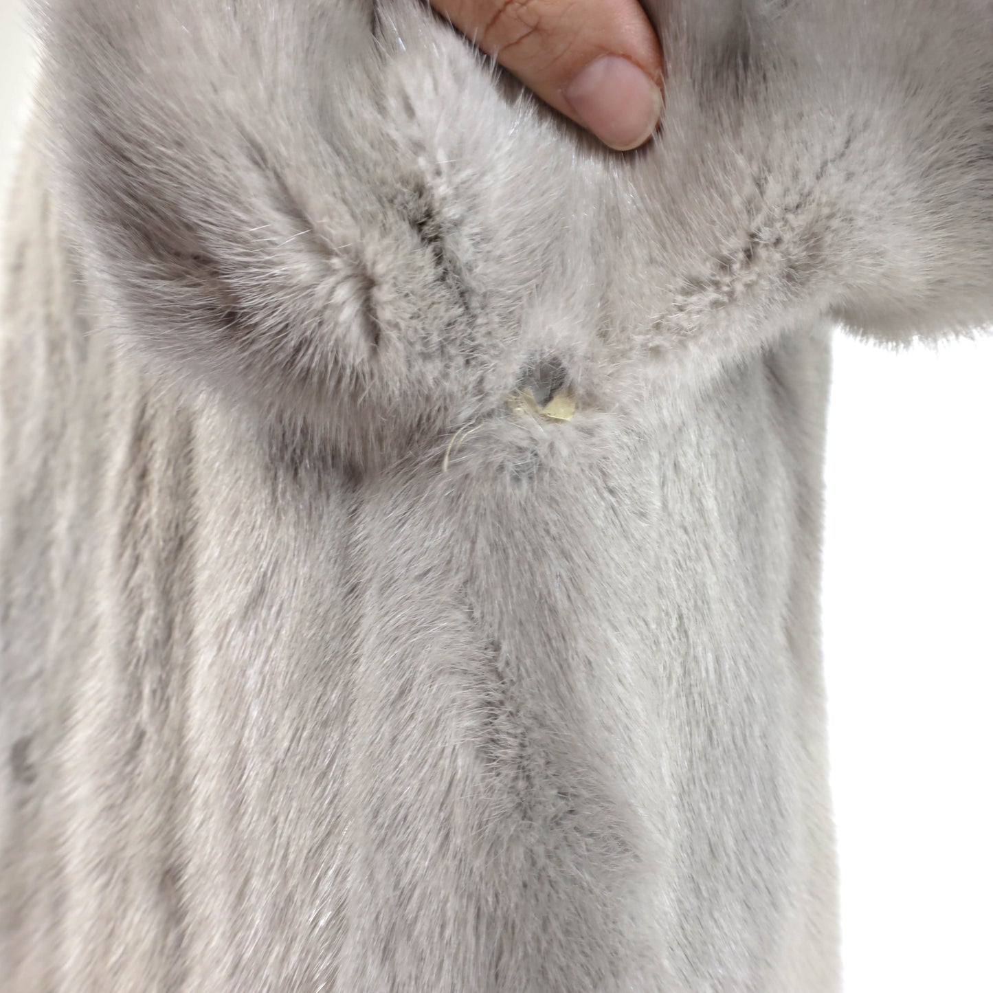 Grey Mink Coat- Size M