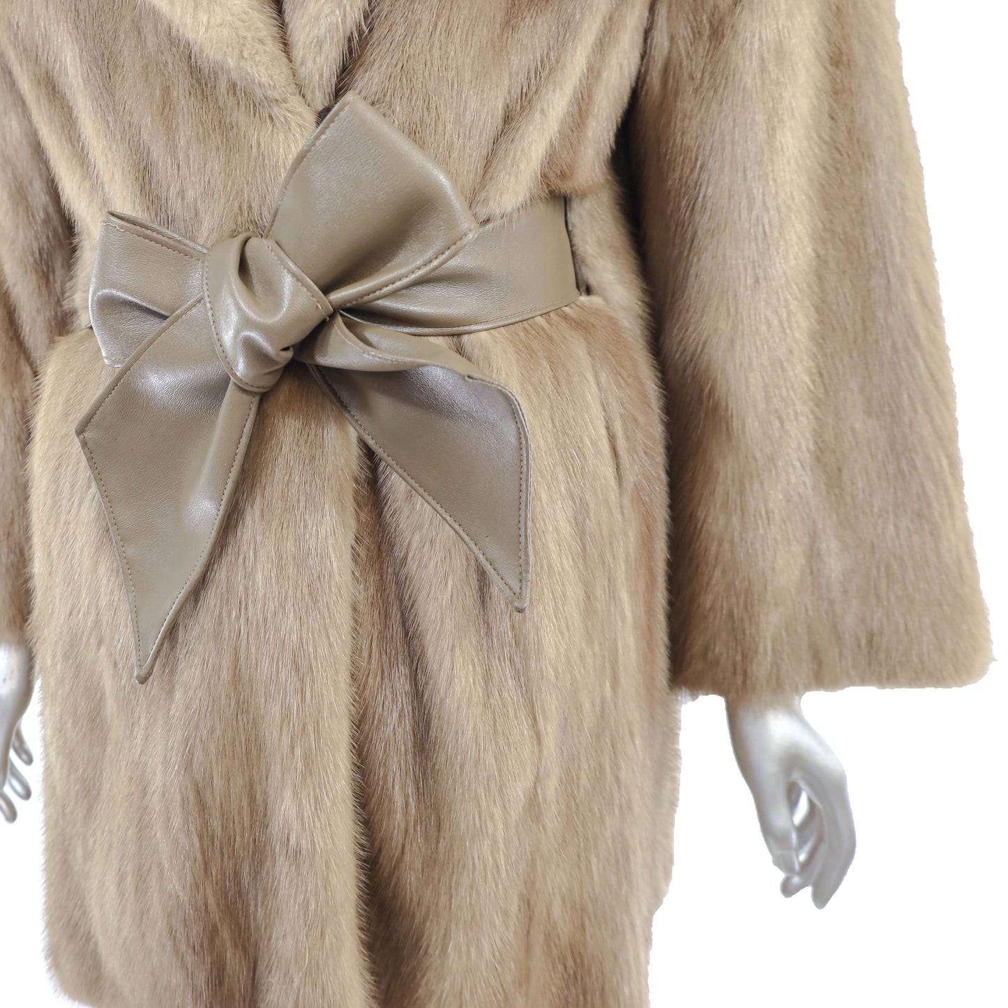 Autumn Haze  Mink 3/4 Coat- Size M