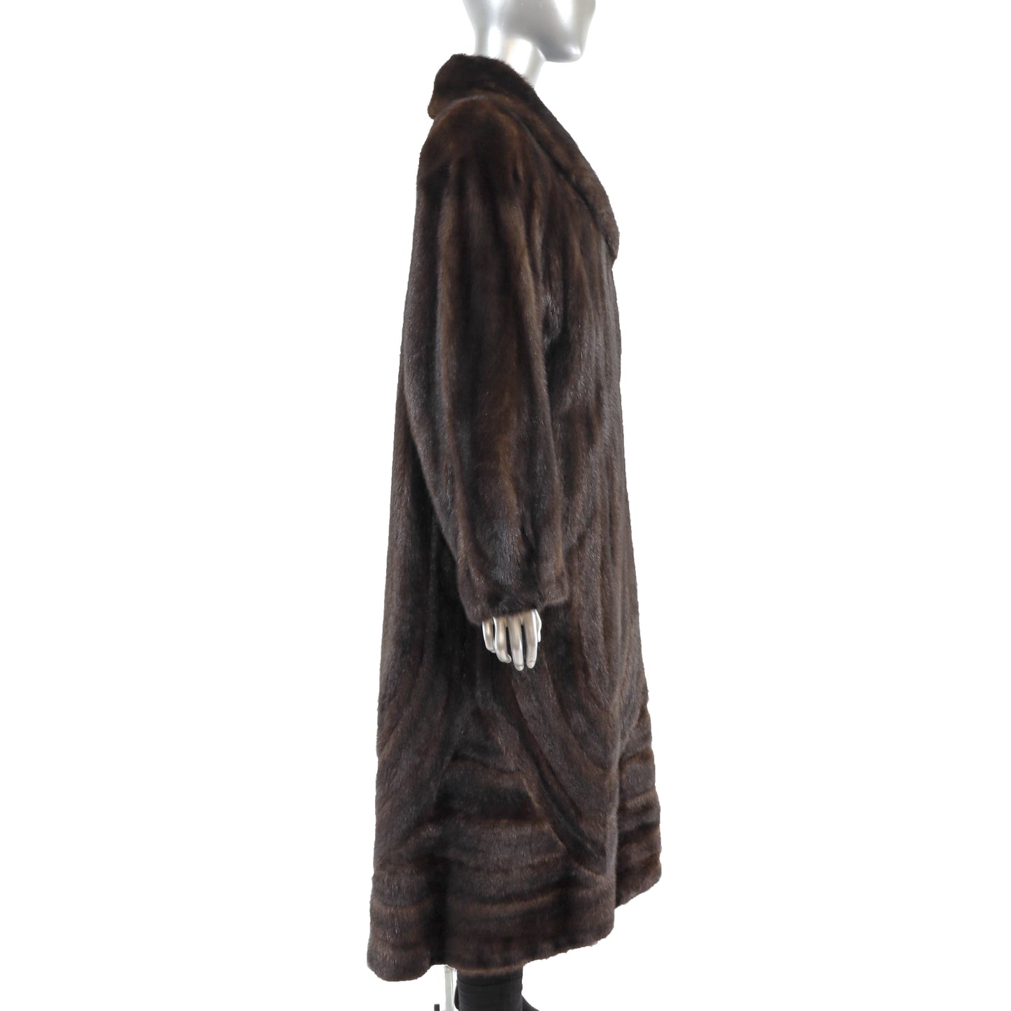 Mahogany Mink Coat- Size L