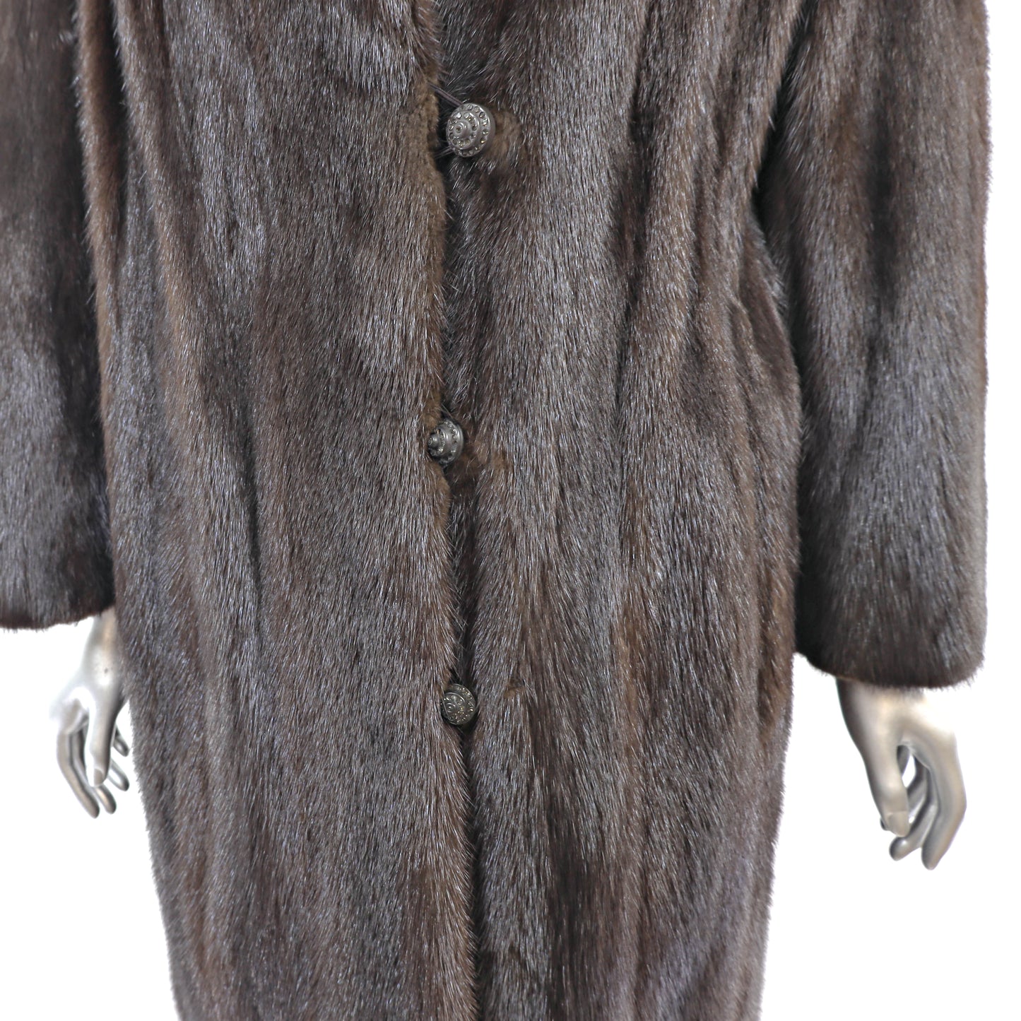 Mahogany Mink Coat- Size XL