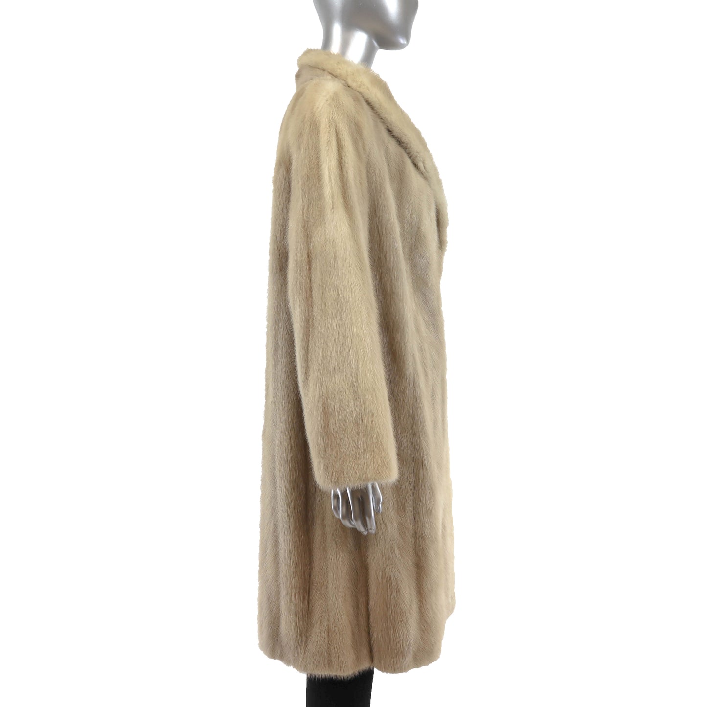 Beige Mink Coat- Size L