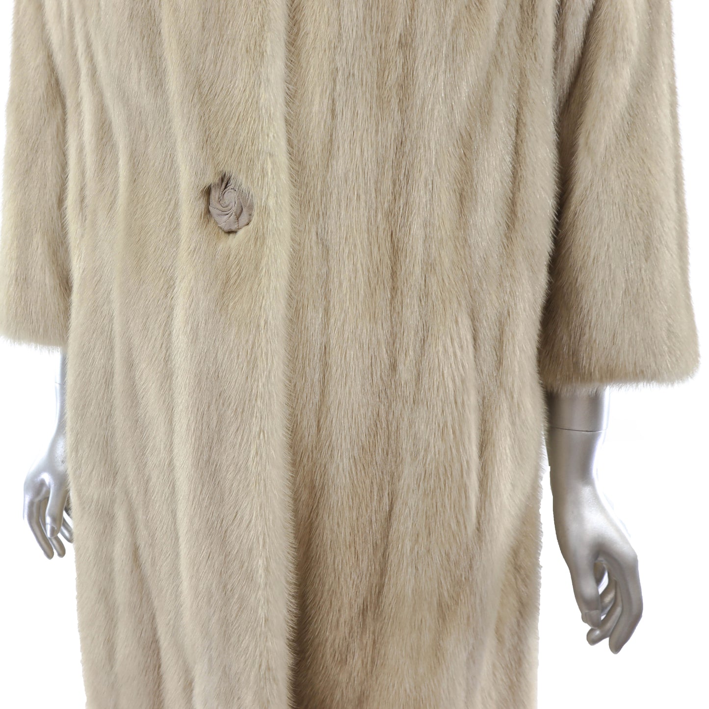 Ivory Mink Coat- Size M