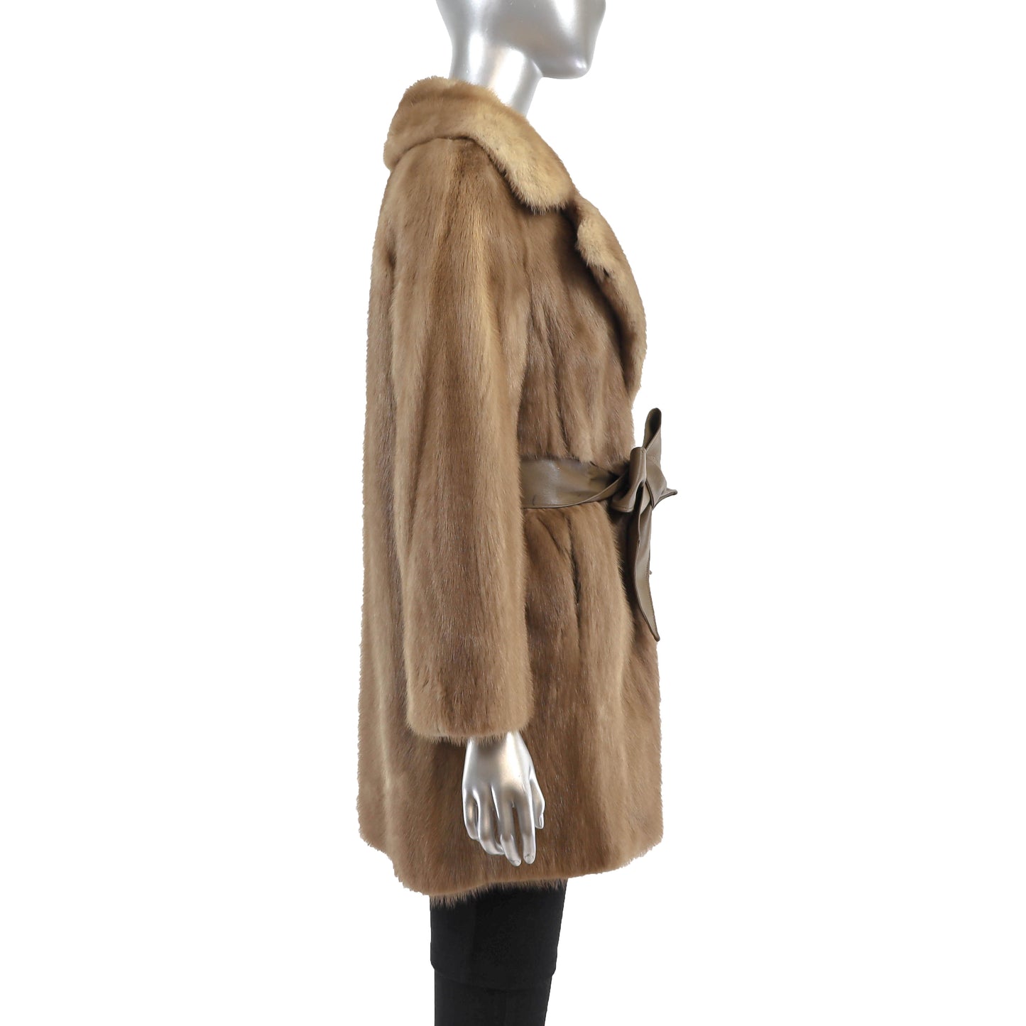 Autumn Haze  Mink 3/4 Coat- Size M