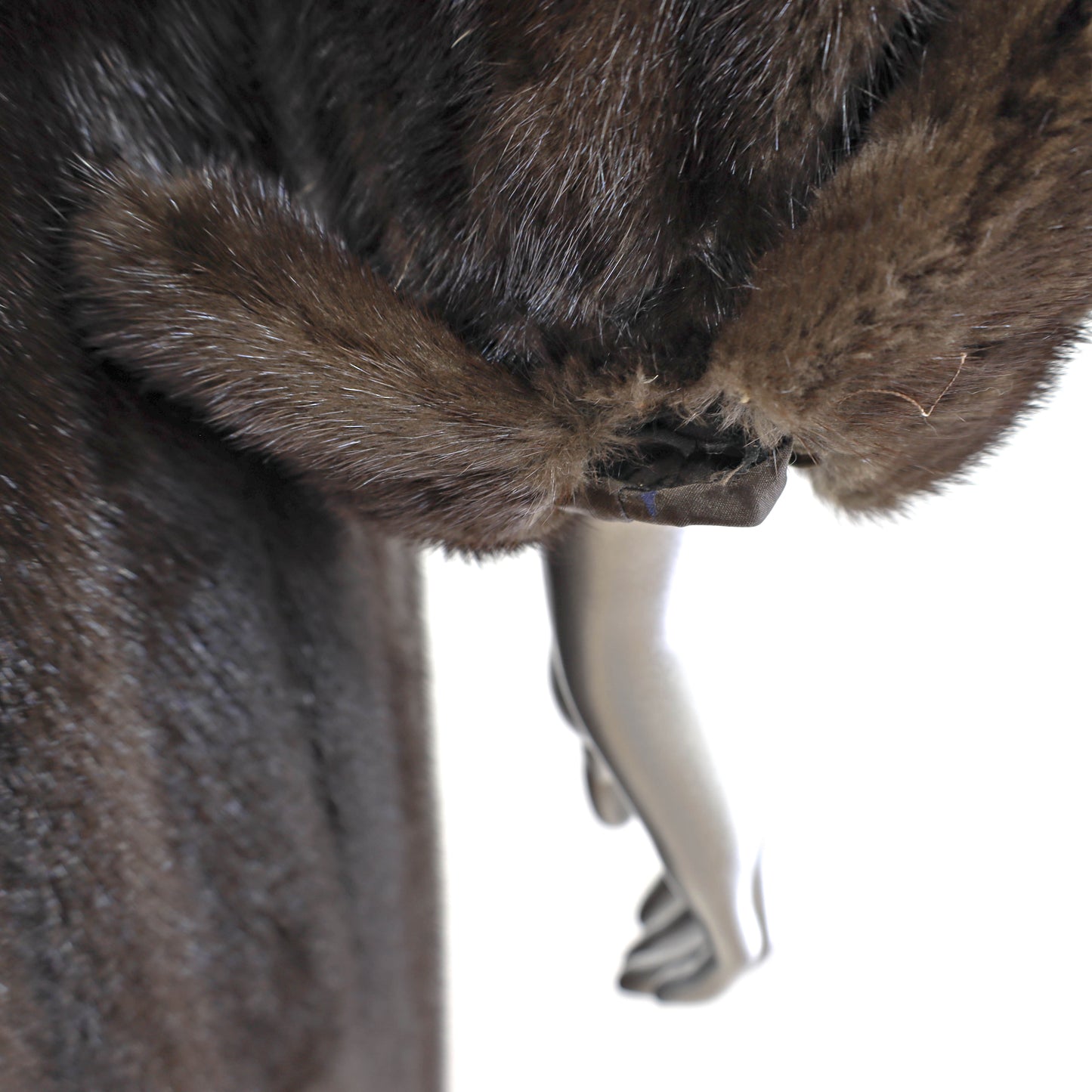 Dark Mahogany Mink Coat- Size M