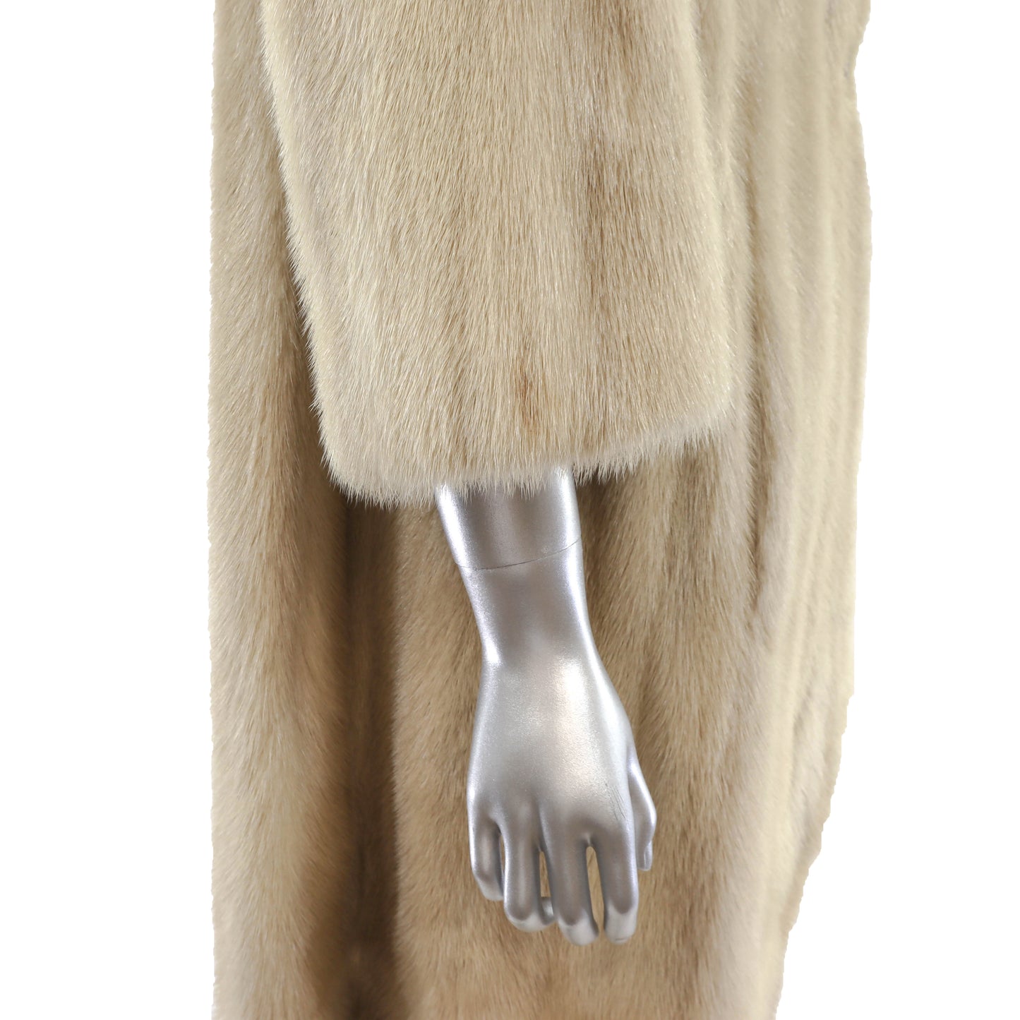 Ivory Mink Coat- Size M