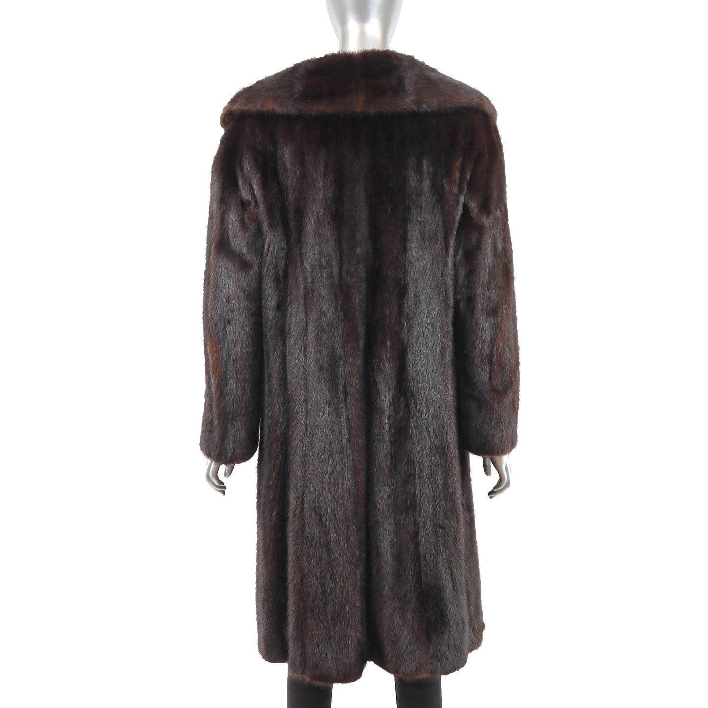 Brown Mink Coat- Size M