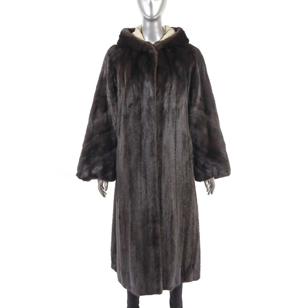 Vintage black hot sale mink coat