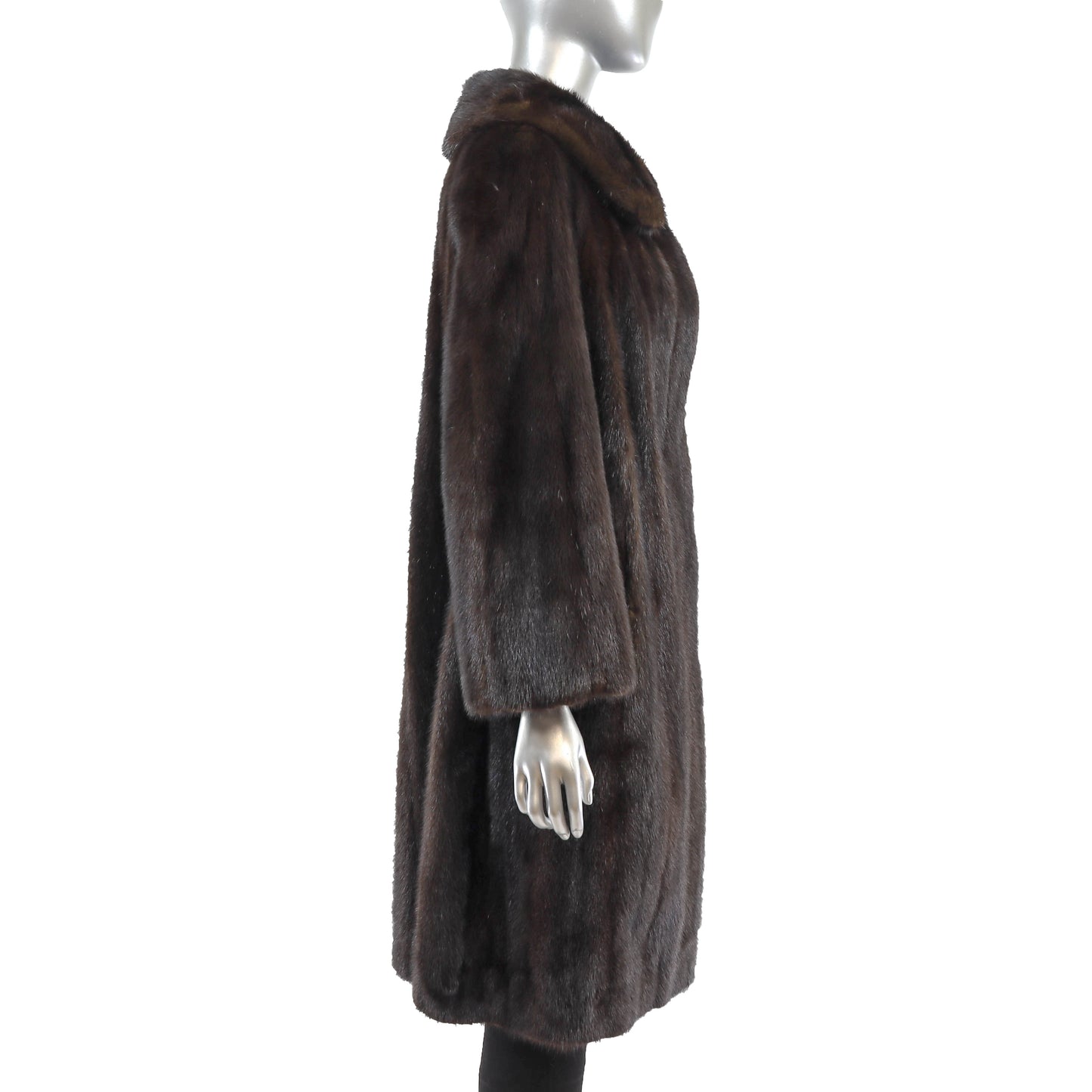 Mahogany Mink Coat- Size XL